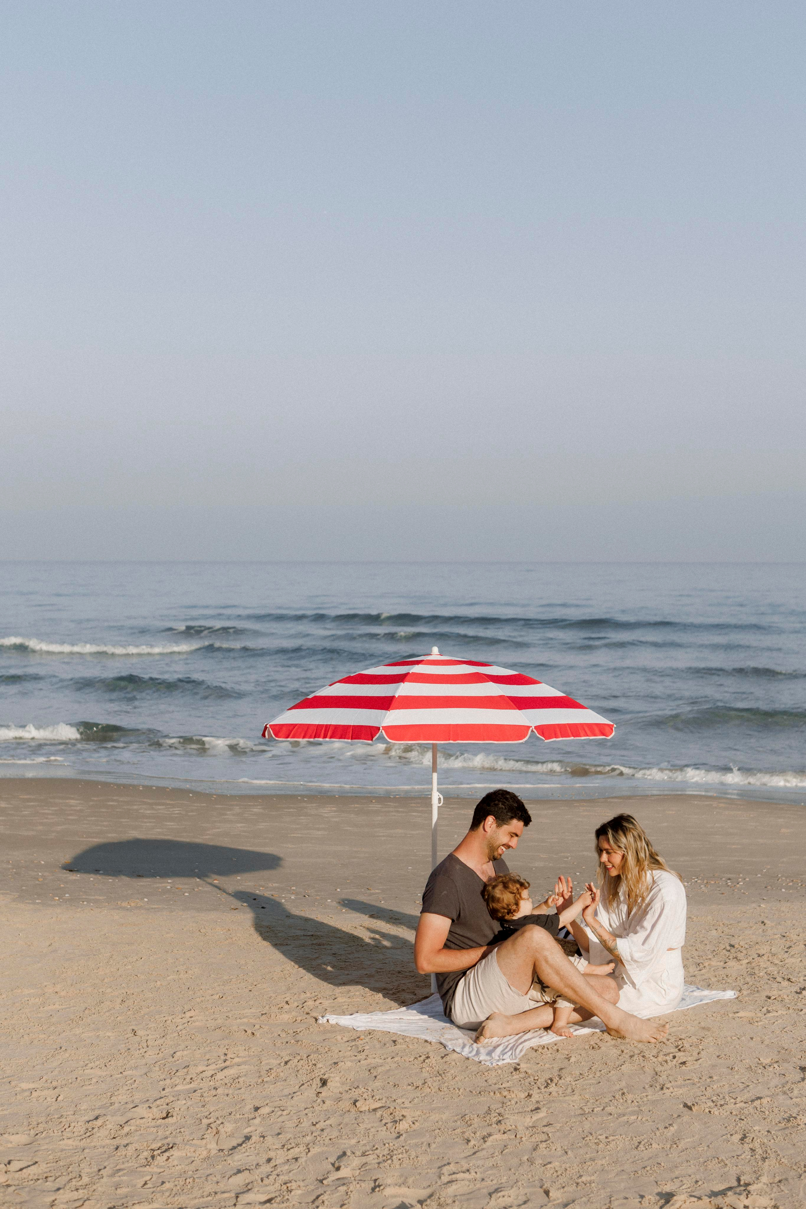First birthday near the sea (sunrise). Wedding and family photographer