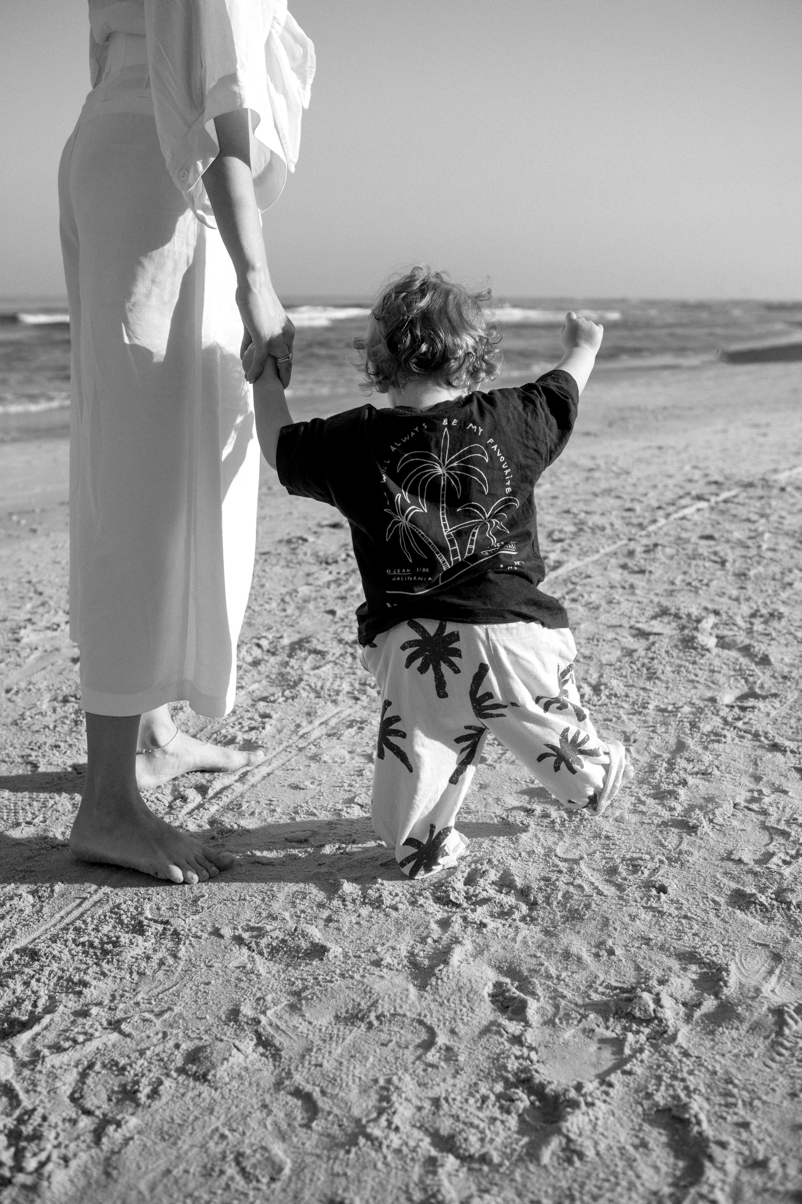 First birthday near the sea (sunrise). Wedding and family photographer