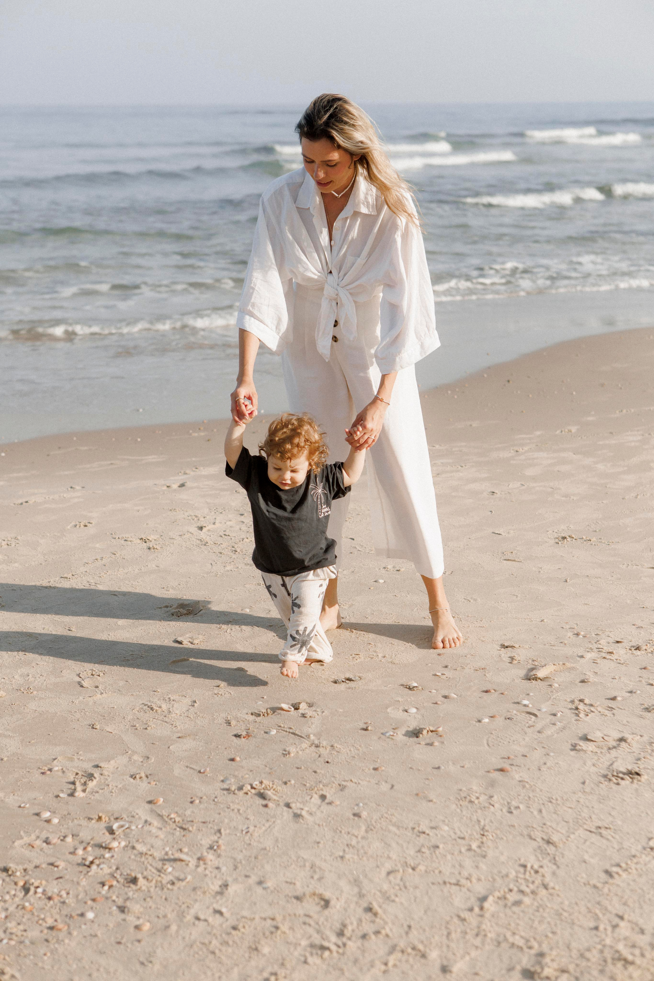 First birthday near the sea (sunrise). Wedding and family photographer