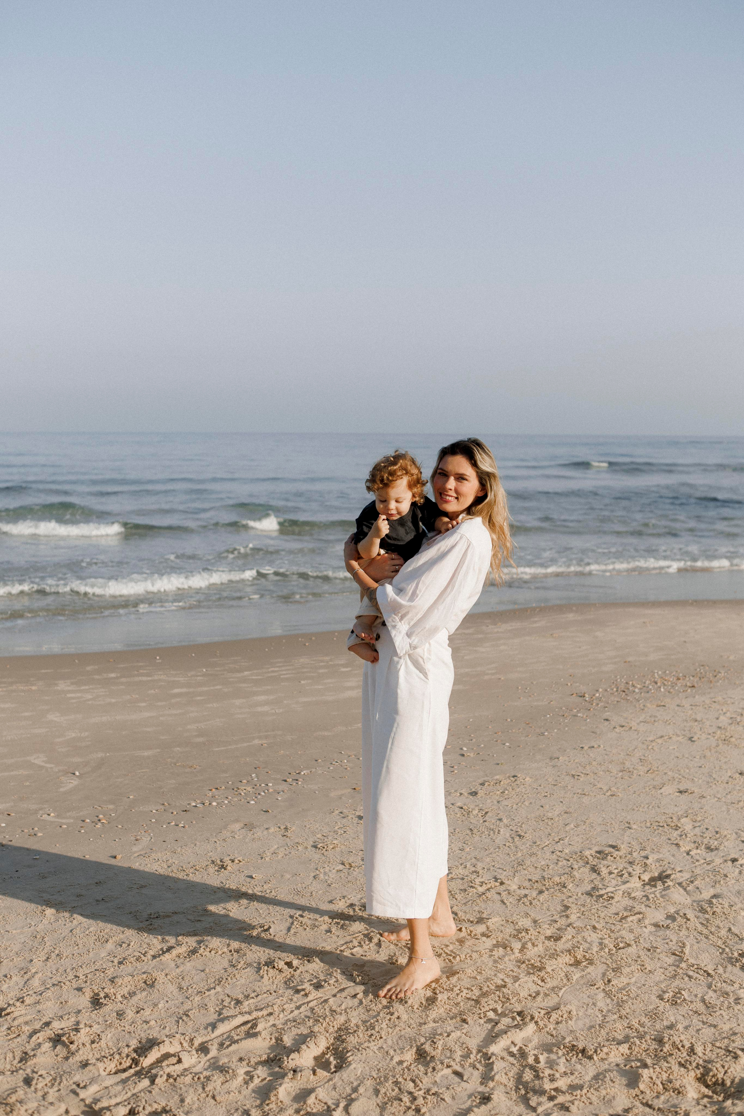 First birthday near the sea (sunrise). Wedding and family photographer