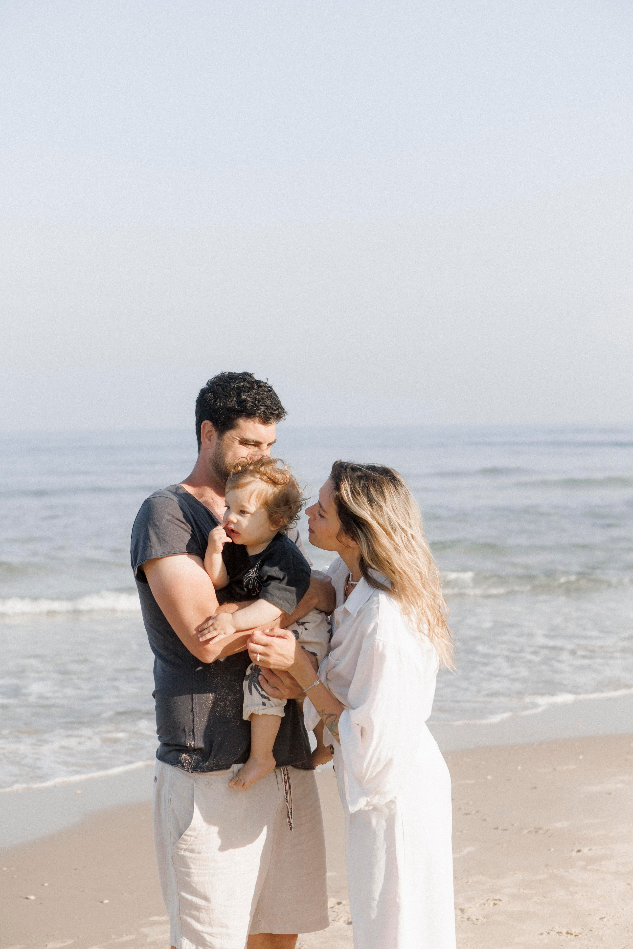 First birthday near the sea (sunrise). Wedding and family photographer