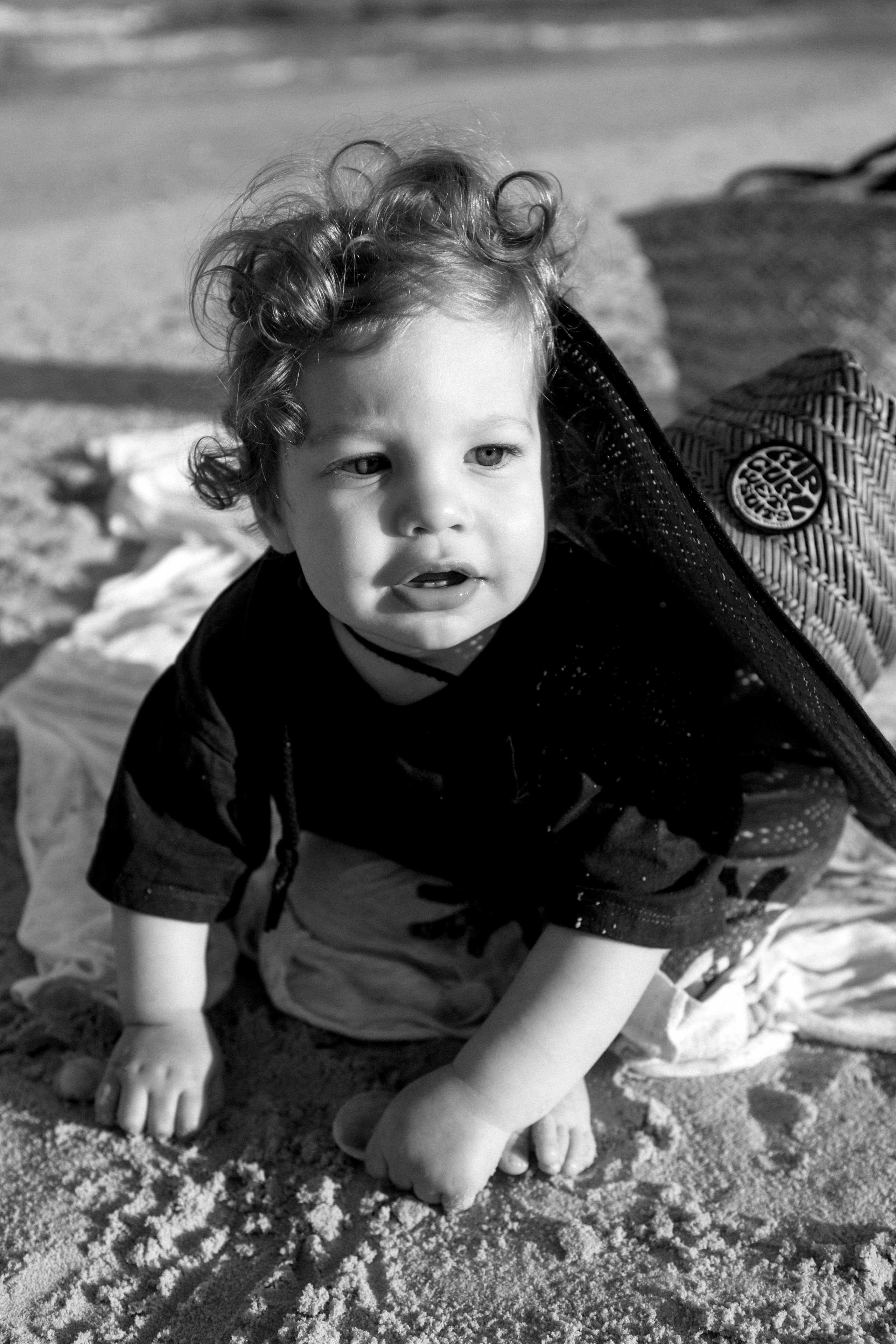 First birthday near the sea (sunrise). Wedding and family photographer