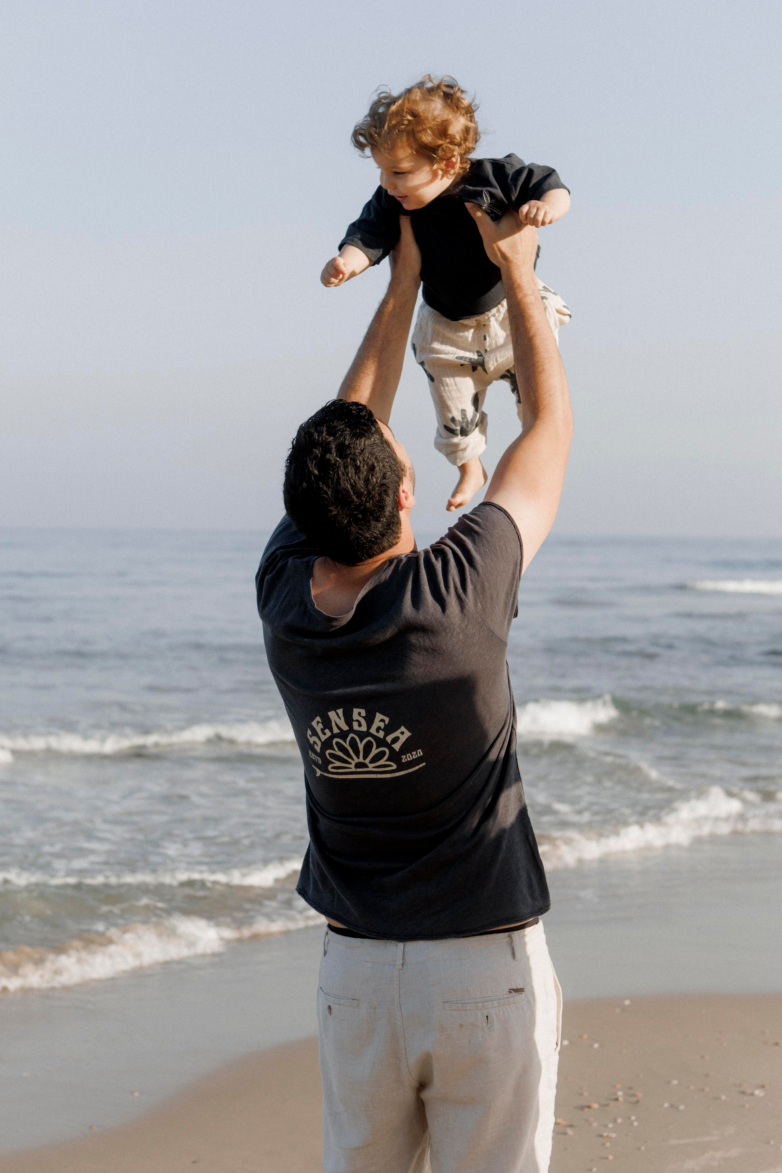 First birthday near the sea (sunrise). Wedding and family photographer