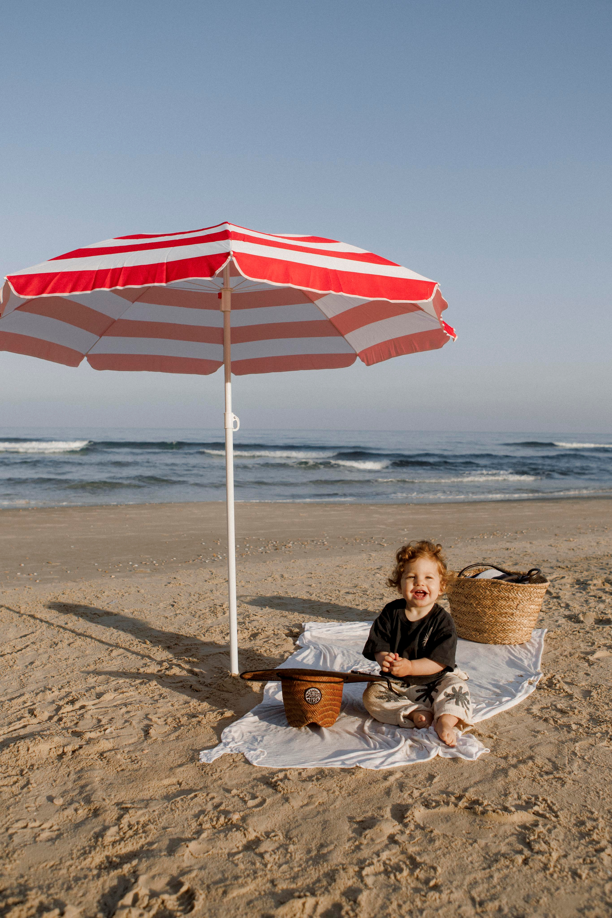 First birthday near the sea (sunrise). Wedding and family photographer