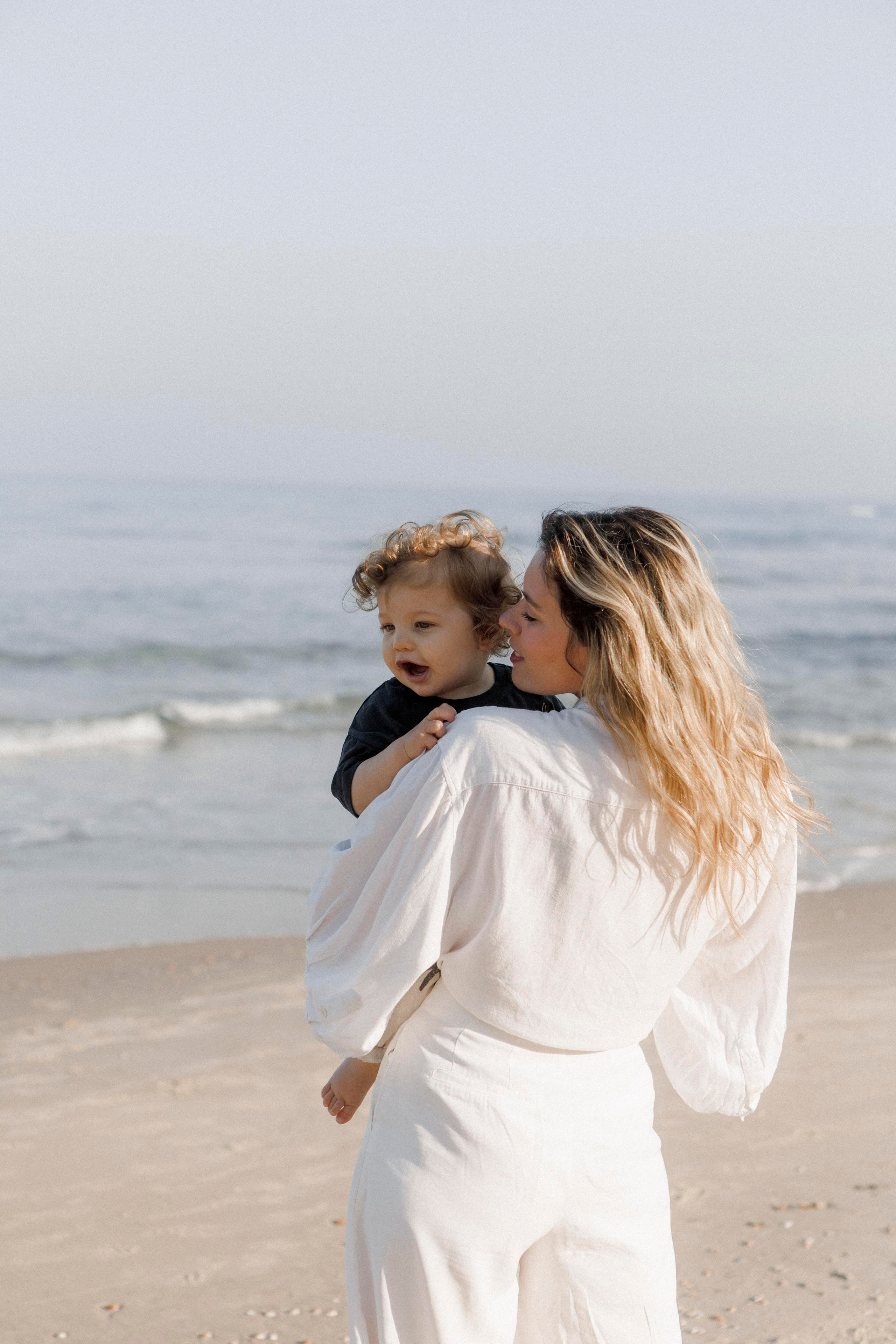 First birthday near the sea (sunrise). Wedding and family photographer