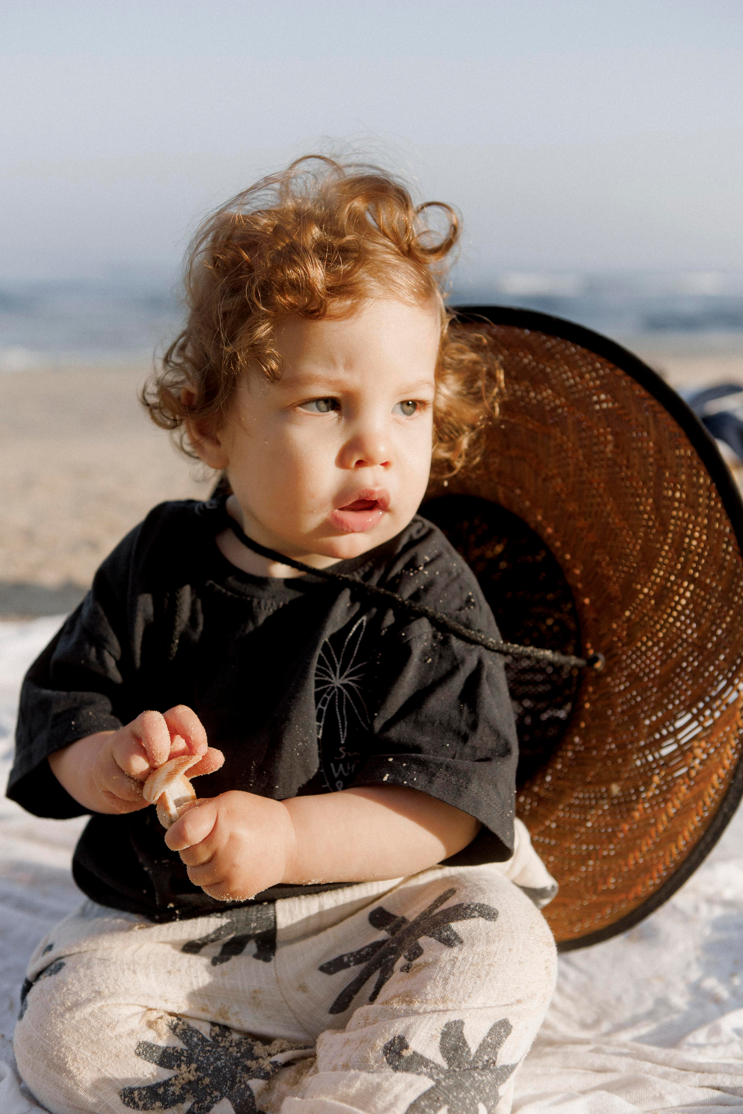 First birthday near the sea (sunrise). Wedding and family photographer