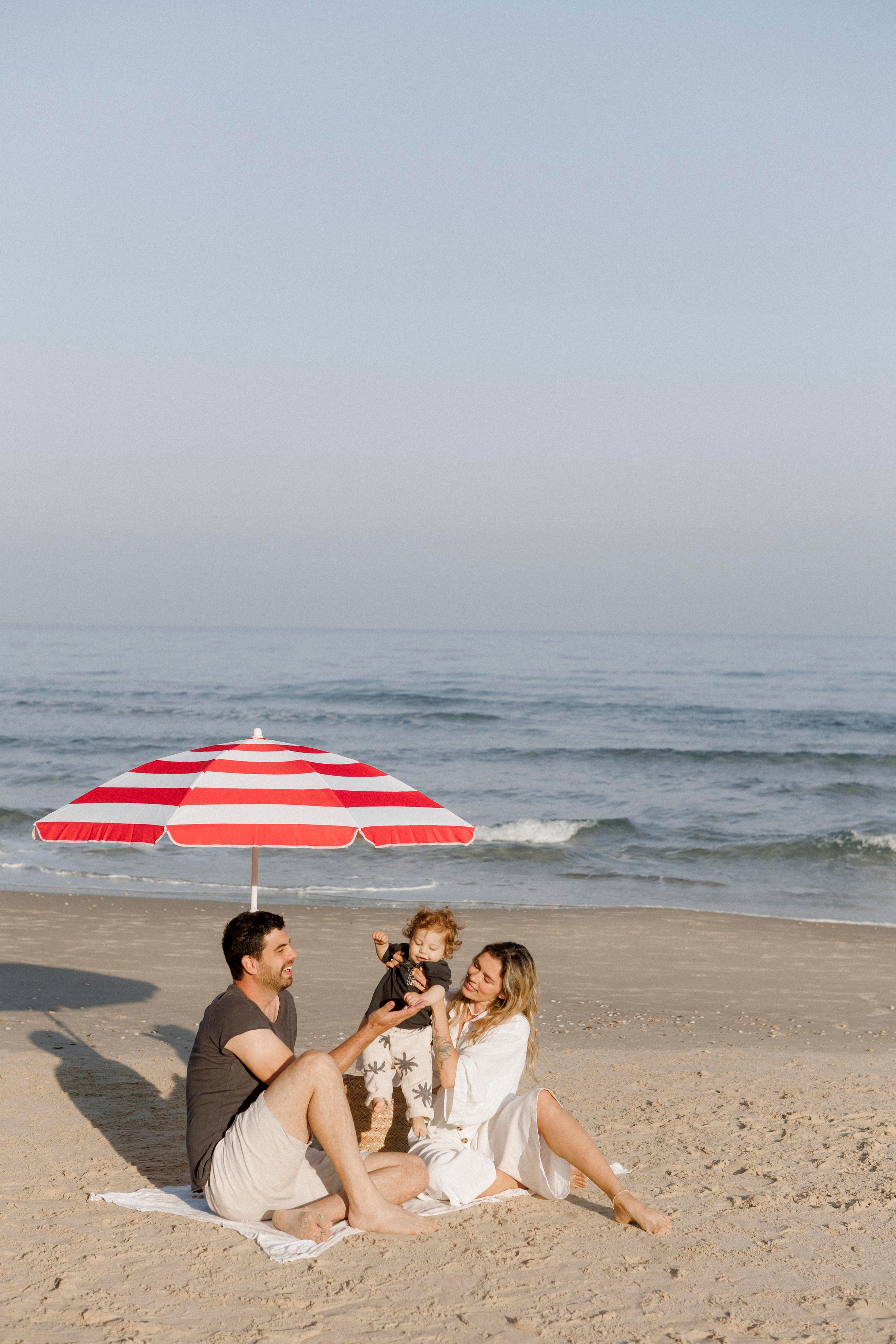 First birthday near the sea (sunrise). Wedding and family photographer