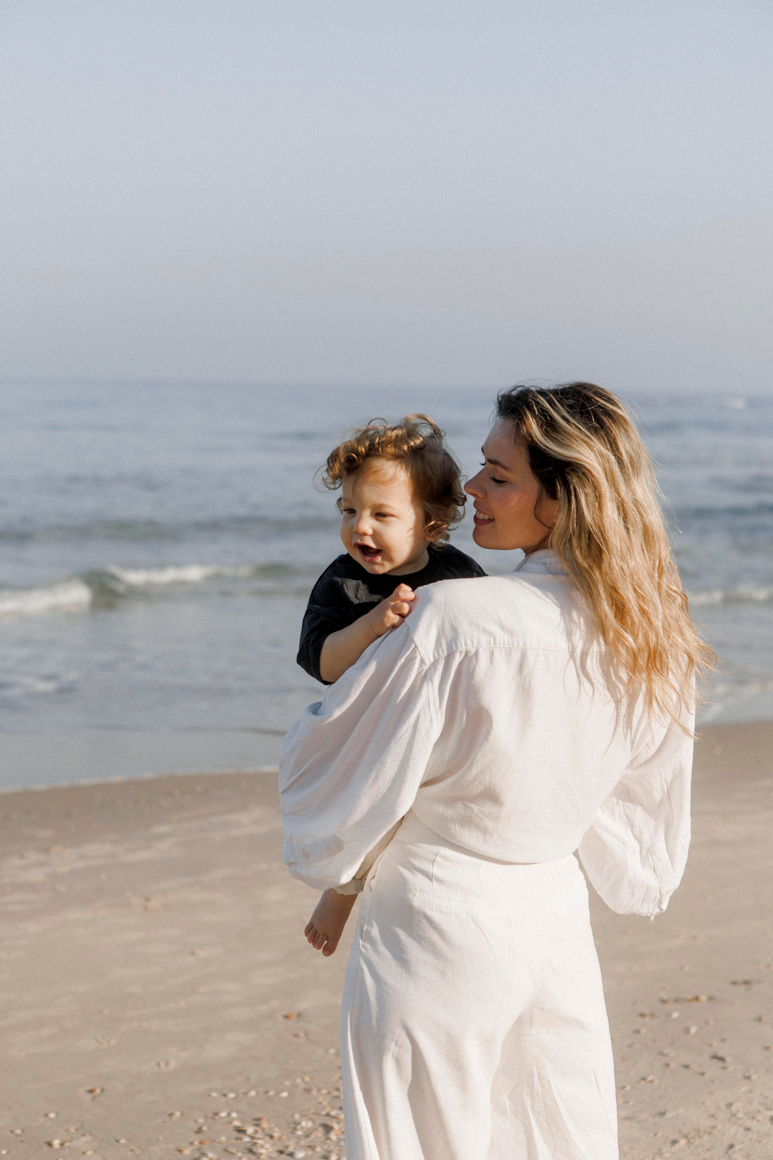 First birthday near the sea (sunrise). Wedding and family photographer
