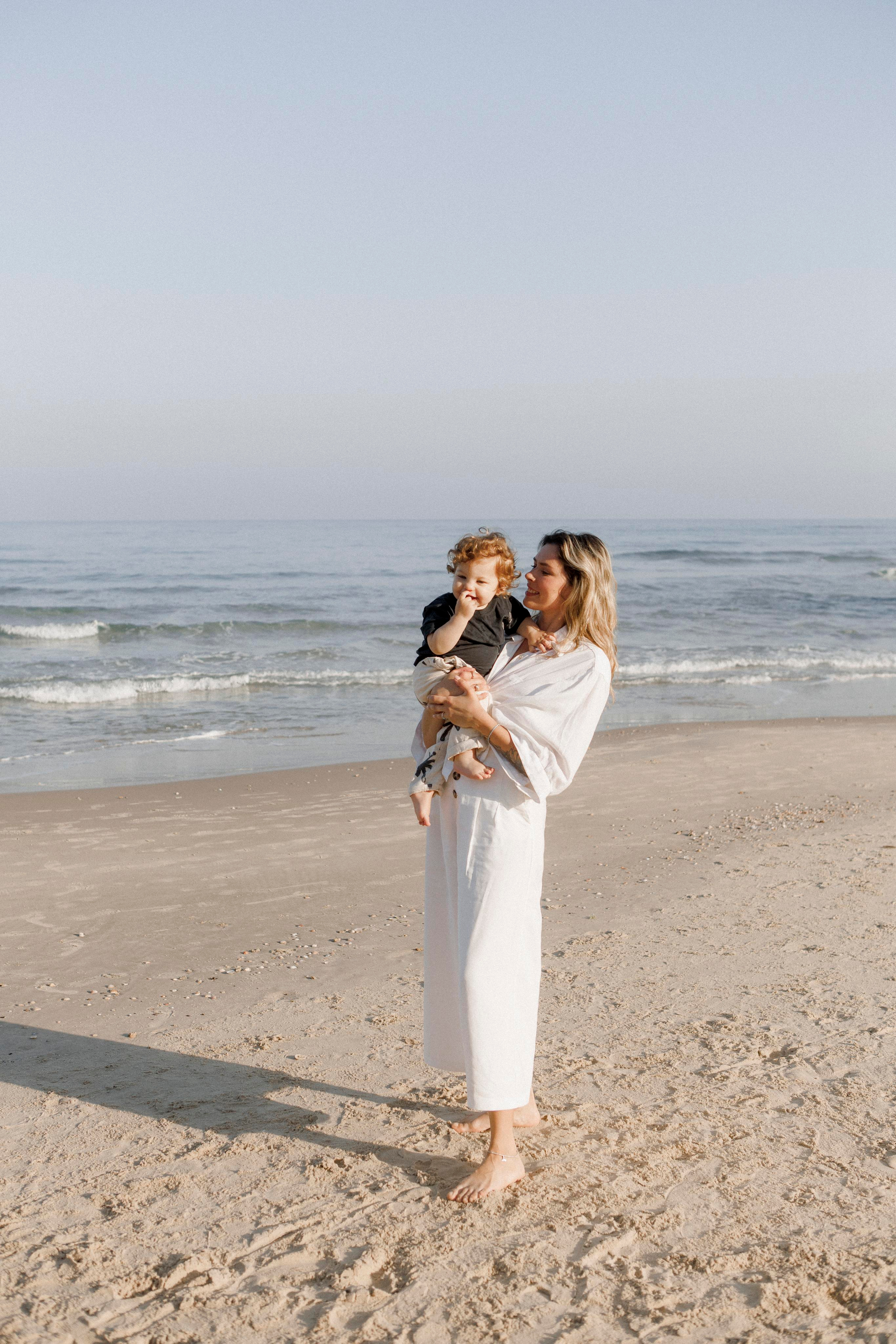 First birthday near the sea (sunrise). Wedding and family photographer