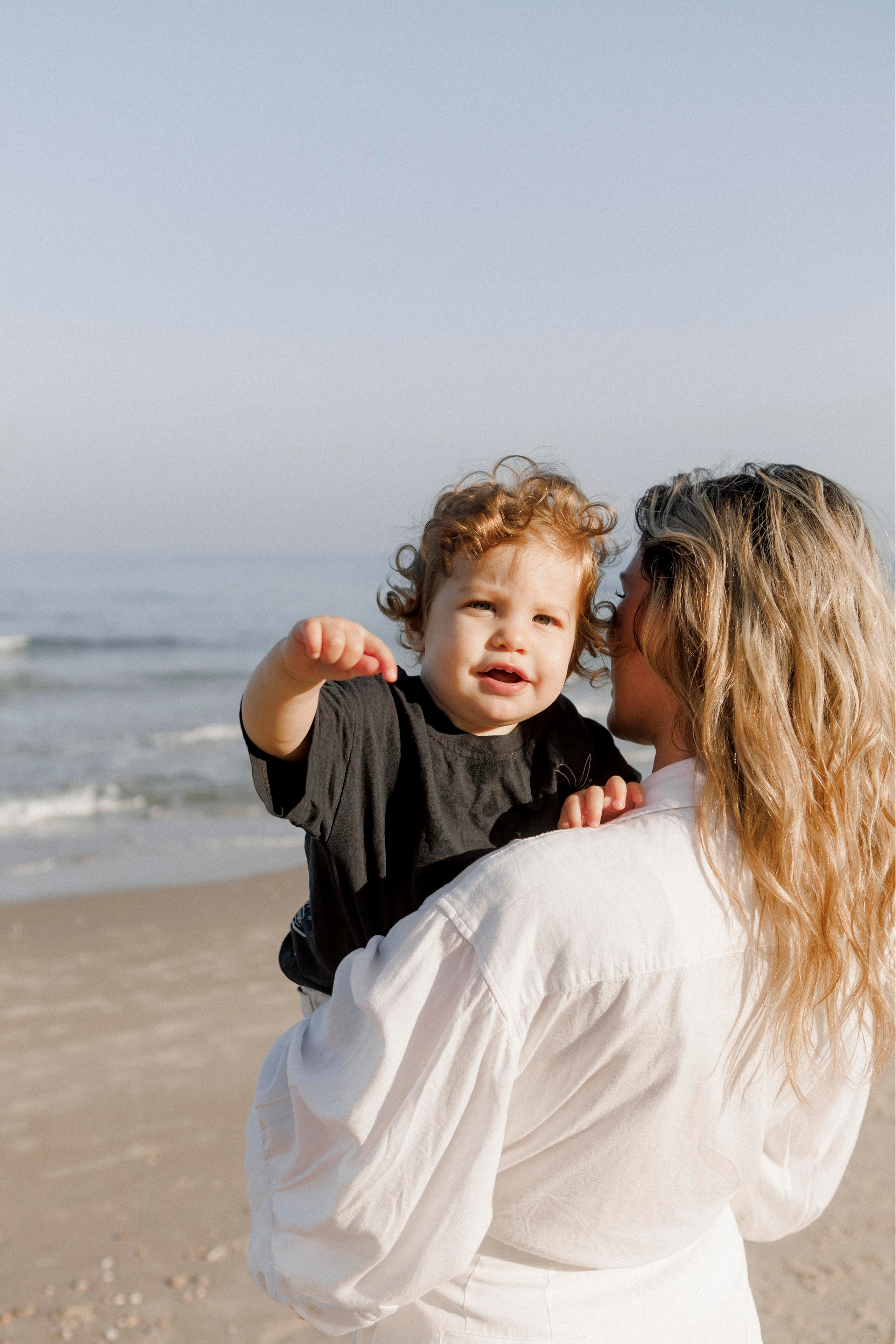 First birthday near the sea (sunrise). Wedding and family photographer