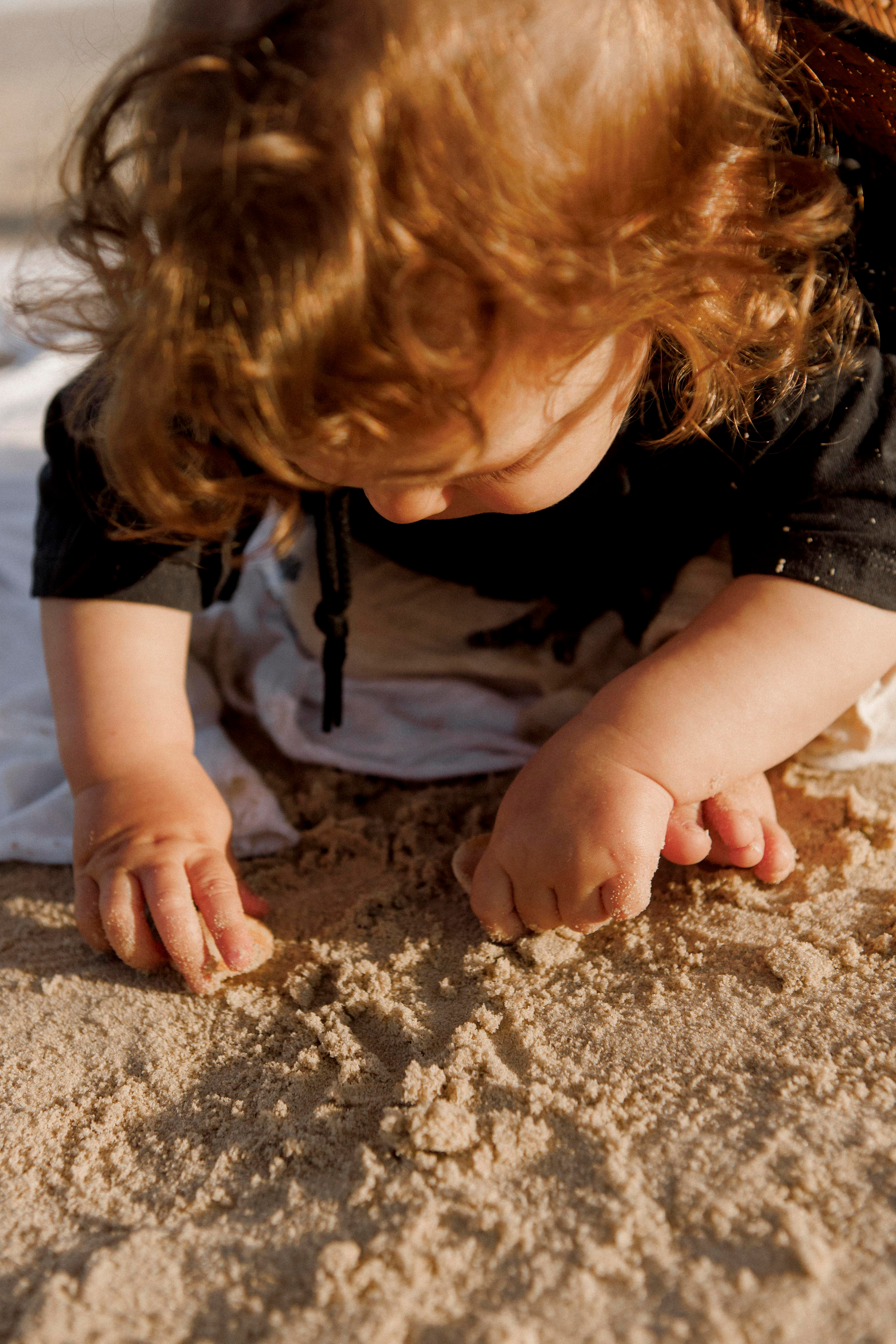 First birthday near the sea (sunrise). Wedding and family photographer