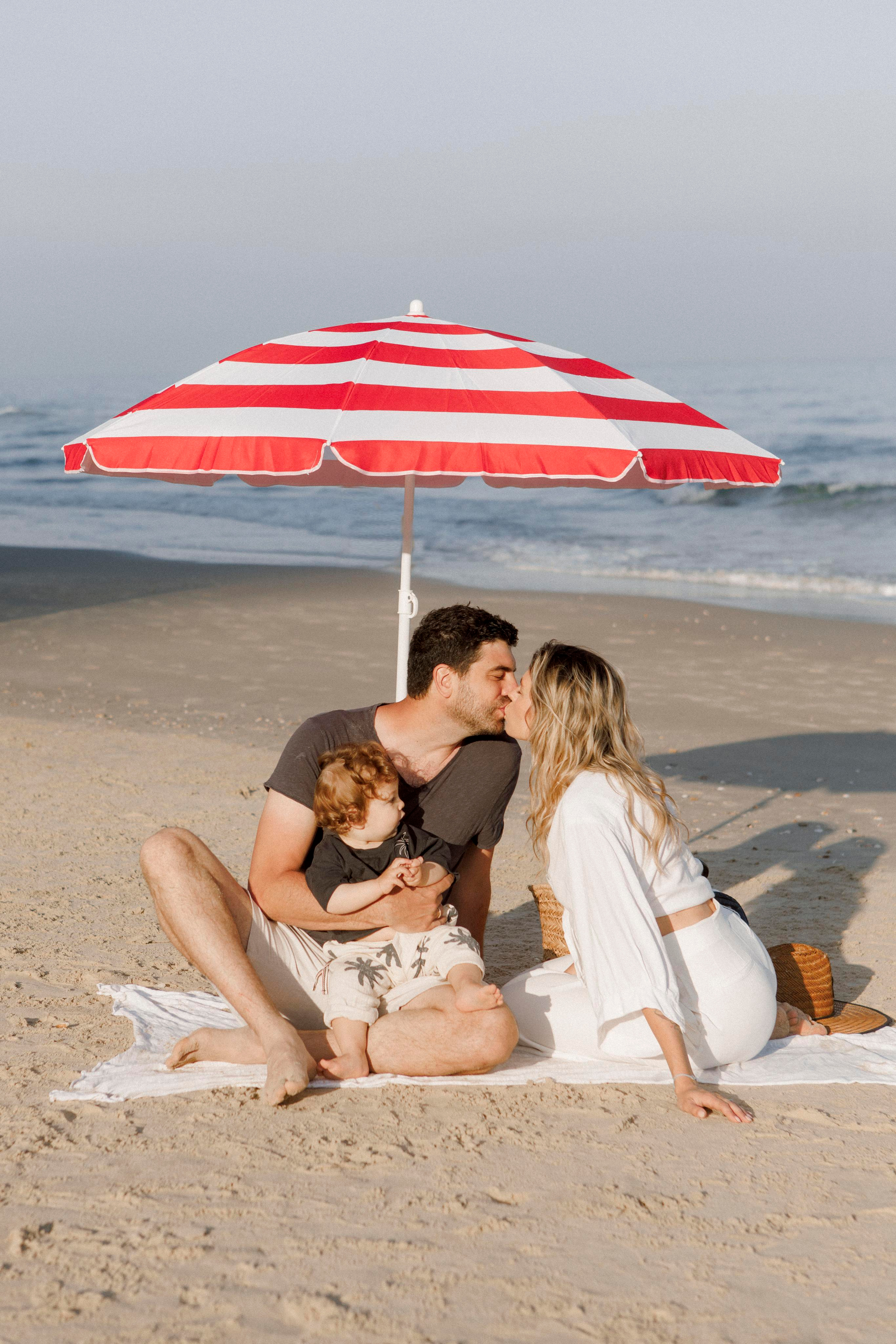 First birthday near the sea (sunrise). Wedding and family photographer