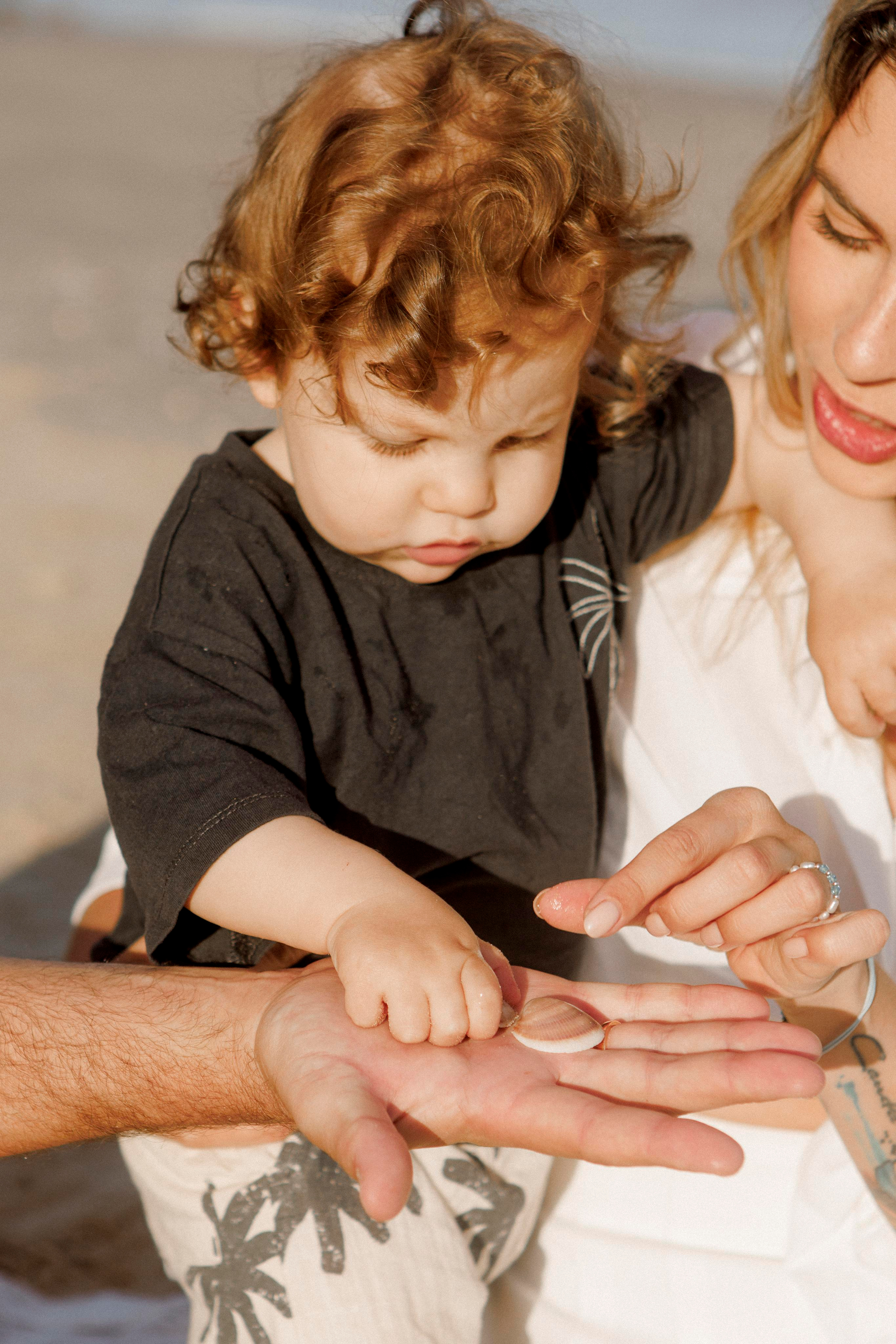 First birthday near the sea (sunrise). Wedding and family photographer