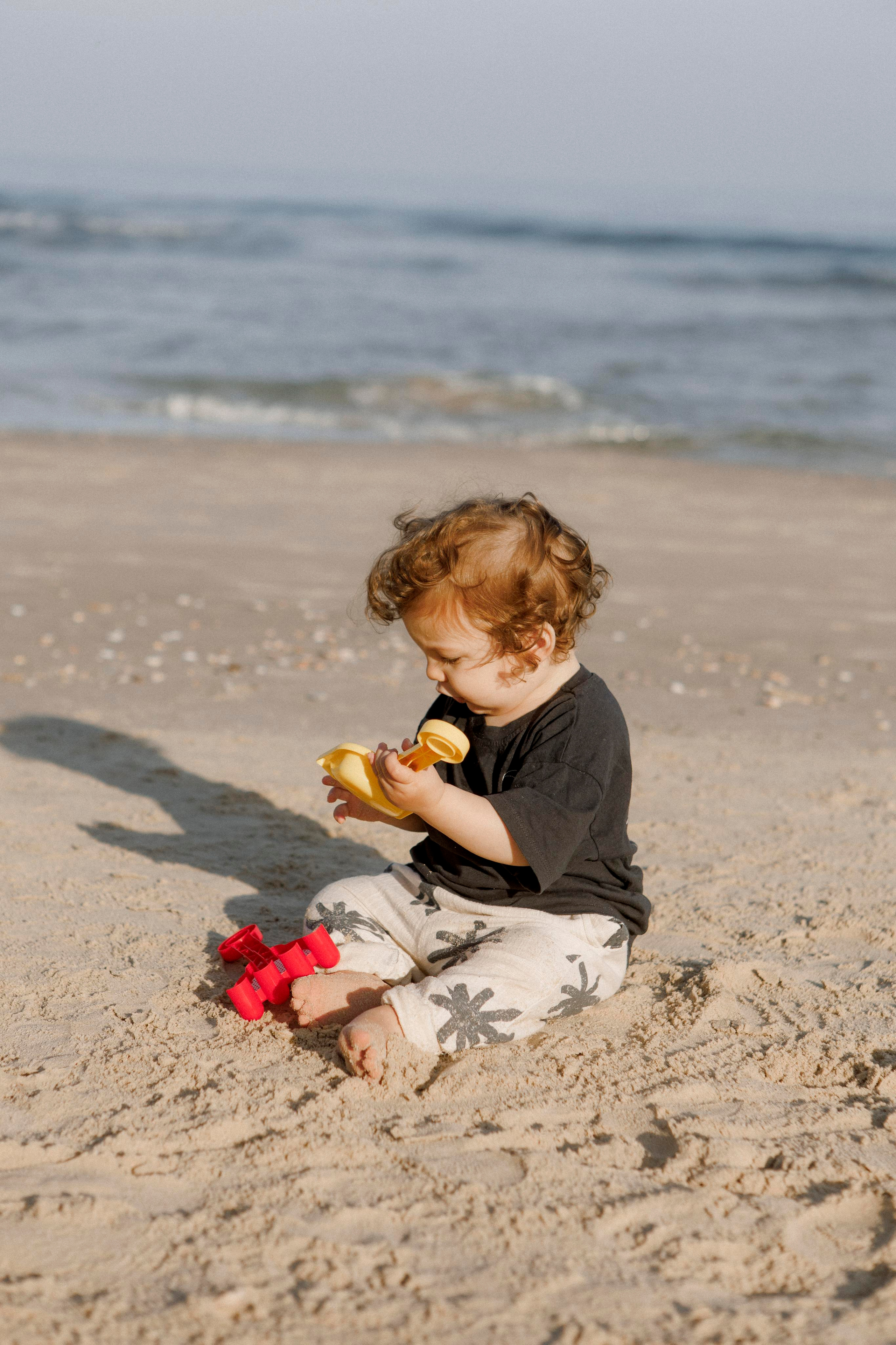 First birthday near the sea (sunrise). Wedding and family photographer