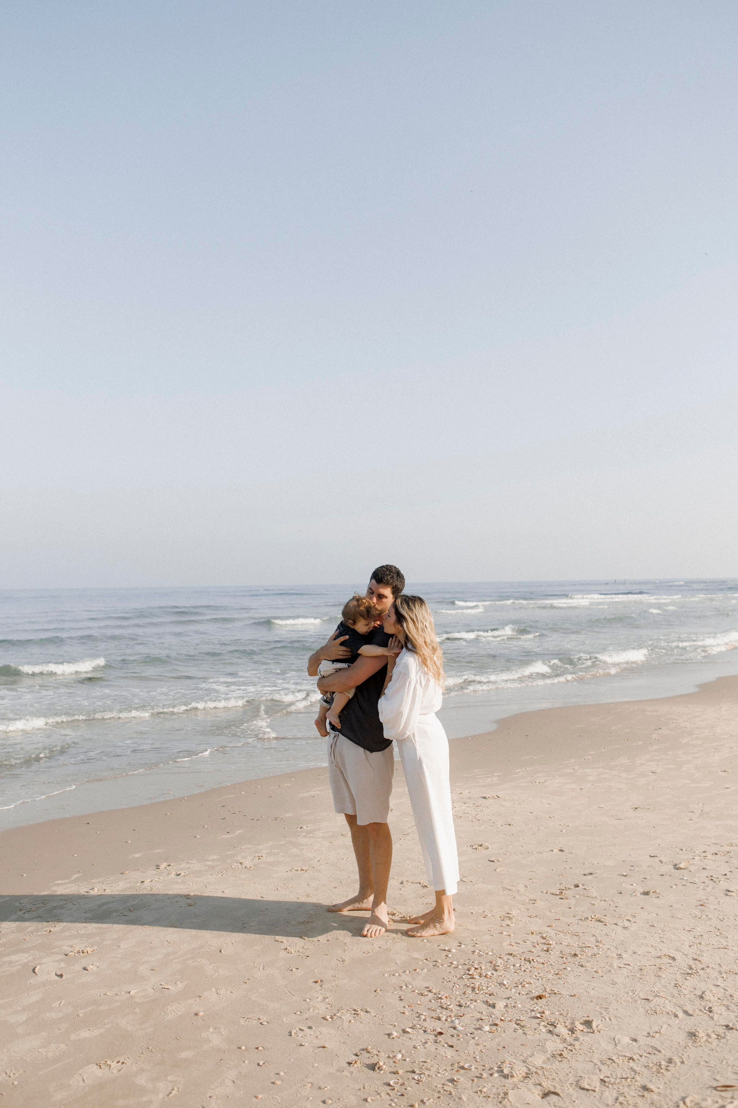 First birthday near the sea (sunrise). Wedding and family photographer