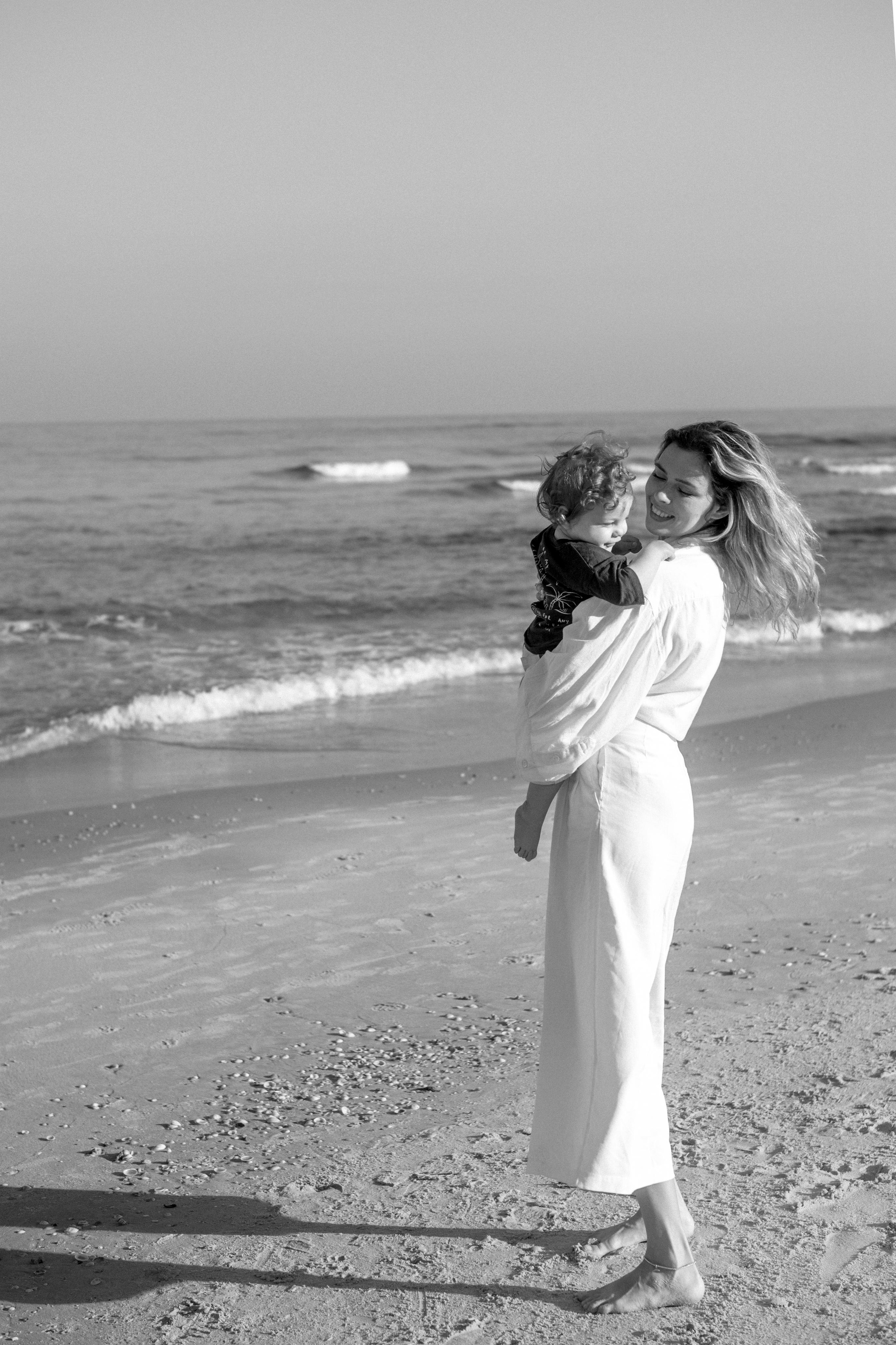 First birthday near the sea (sunrise). Wedding and family photographer