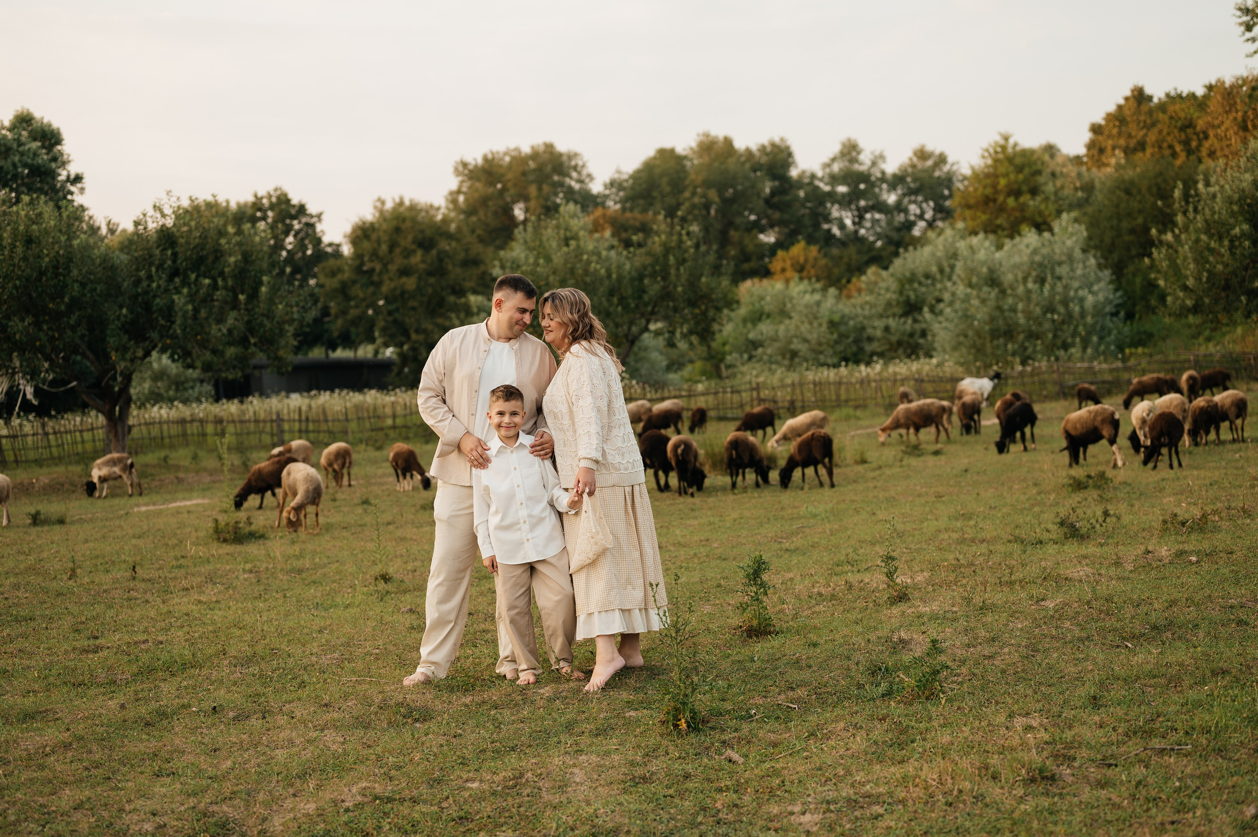 Семейная фотосессия на ферме. Свадебный и семейный фотограф в Краснодаре Алина Мельник