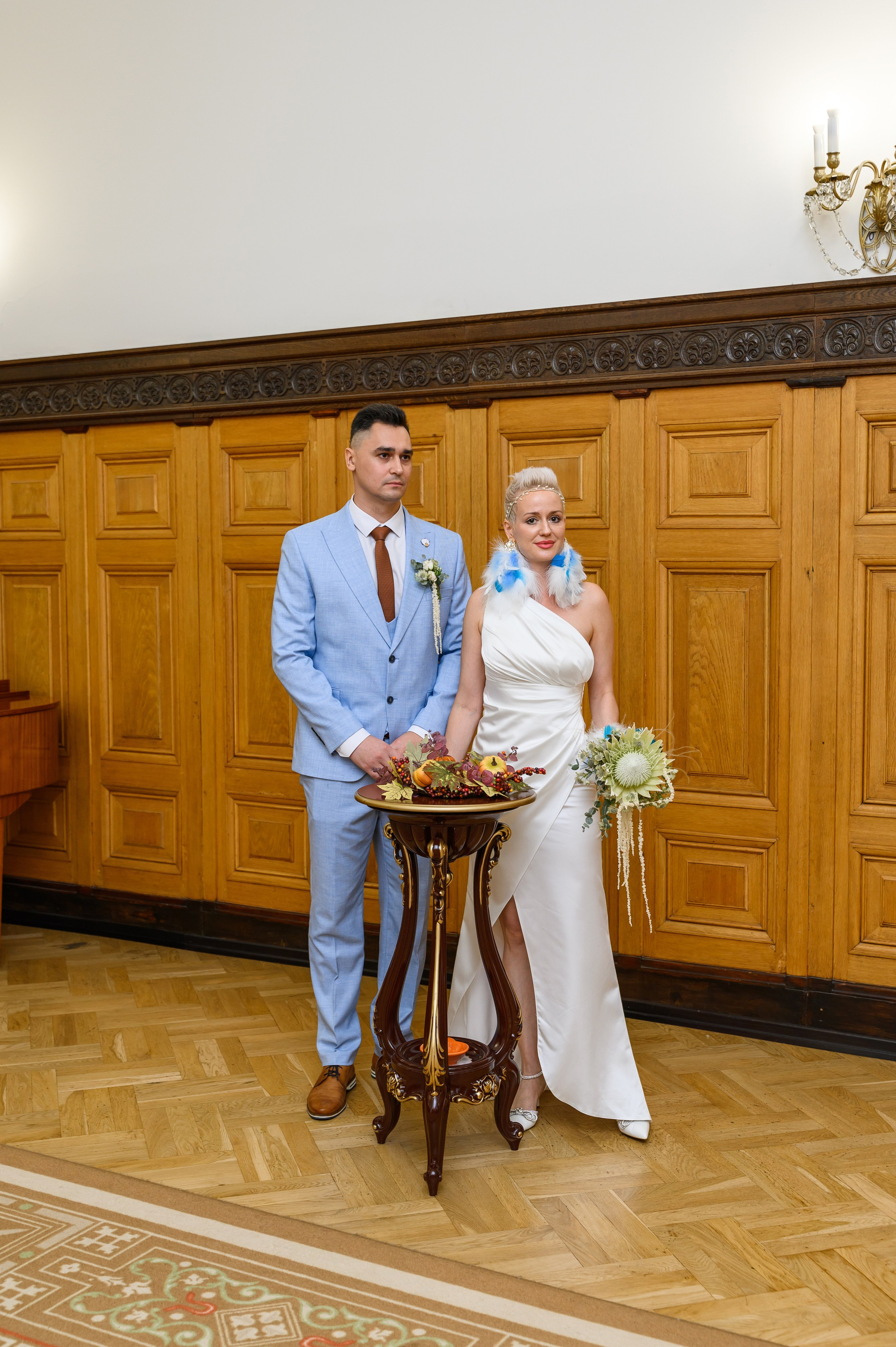 Свадебная фотосессия Дворец бракосочетания № 1. Свадебный фотограф Москва Юрий Кульман