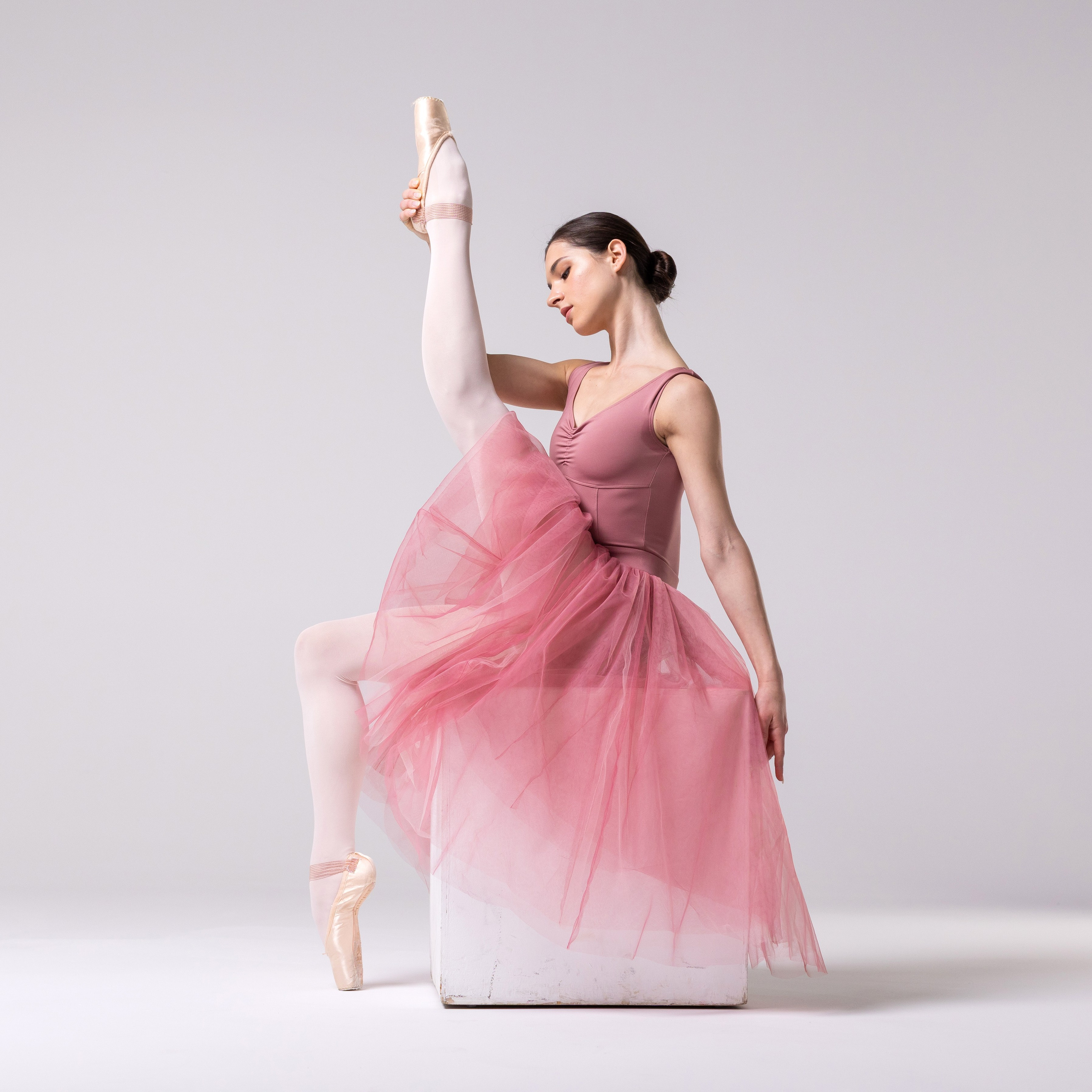 Балетная съёмка на белой циклораме и фонах. Балетный фотограф Алина Ханько — Душа Балета