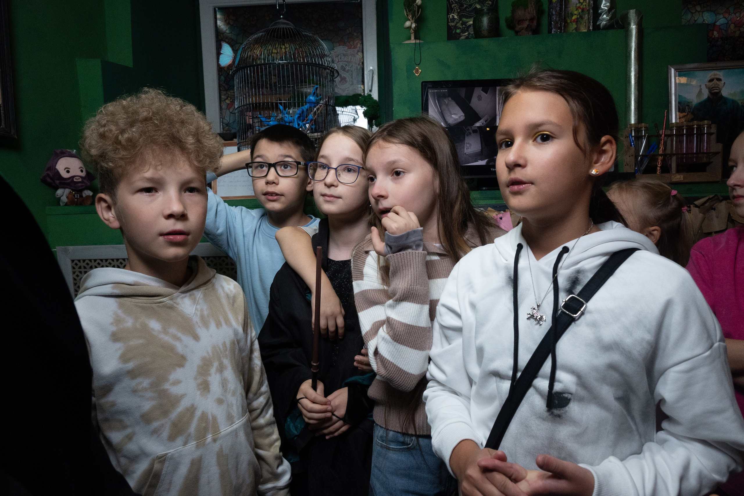 День рождения ребенка в «Подземелье Слизерин». Фотограф мероприятий в Москве