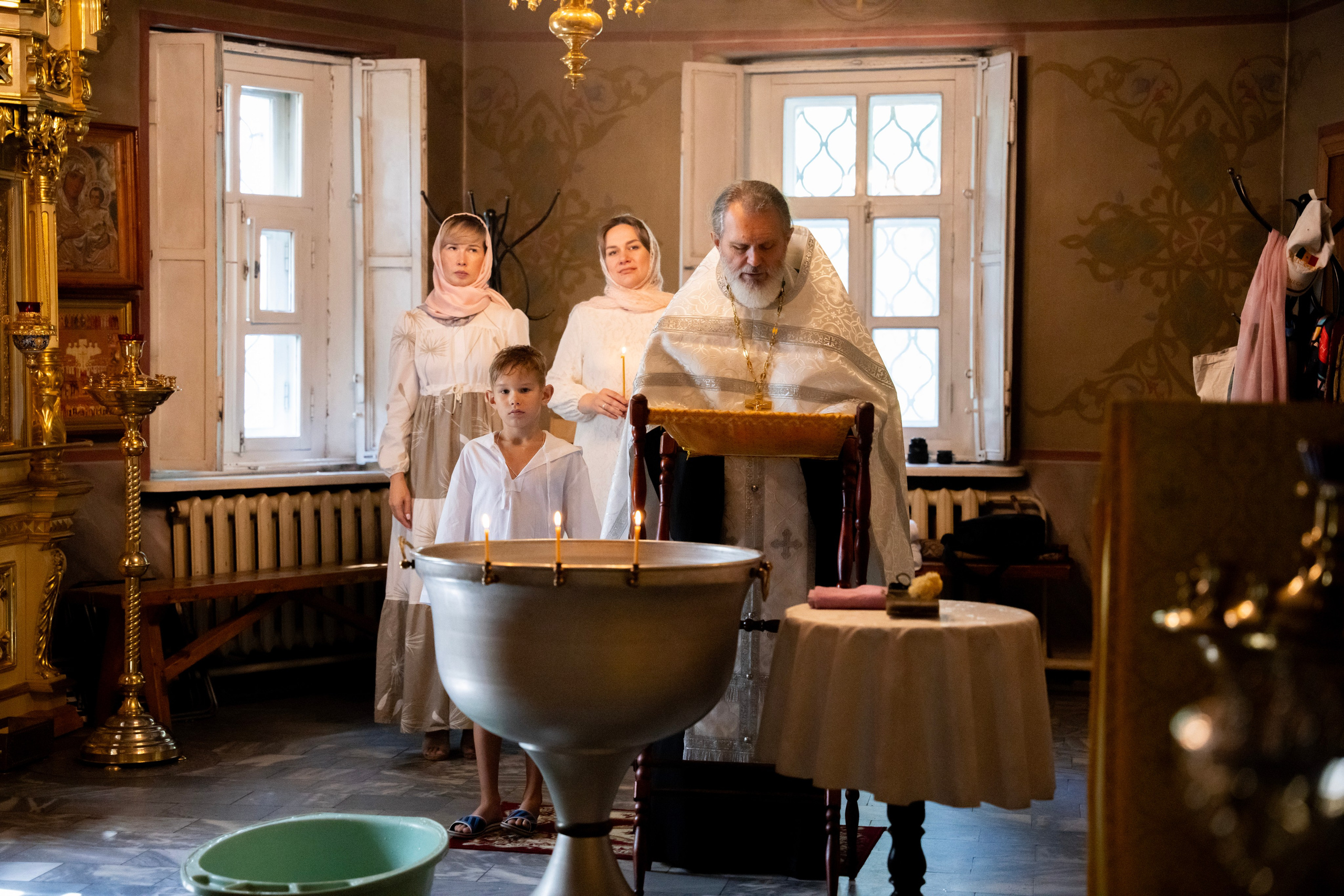 Крещение Даниила. Фотограф Юлия Попова