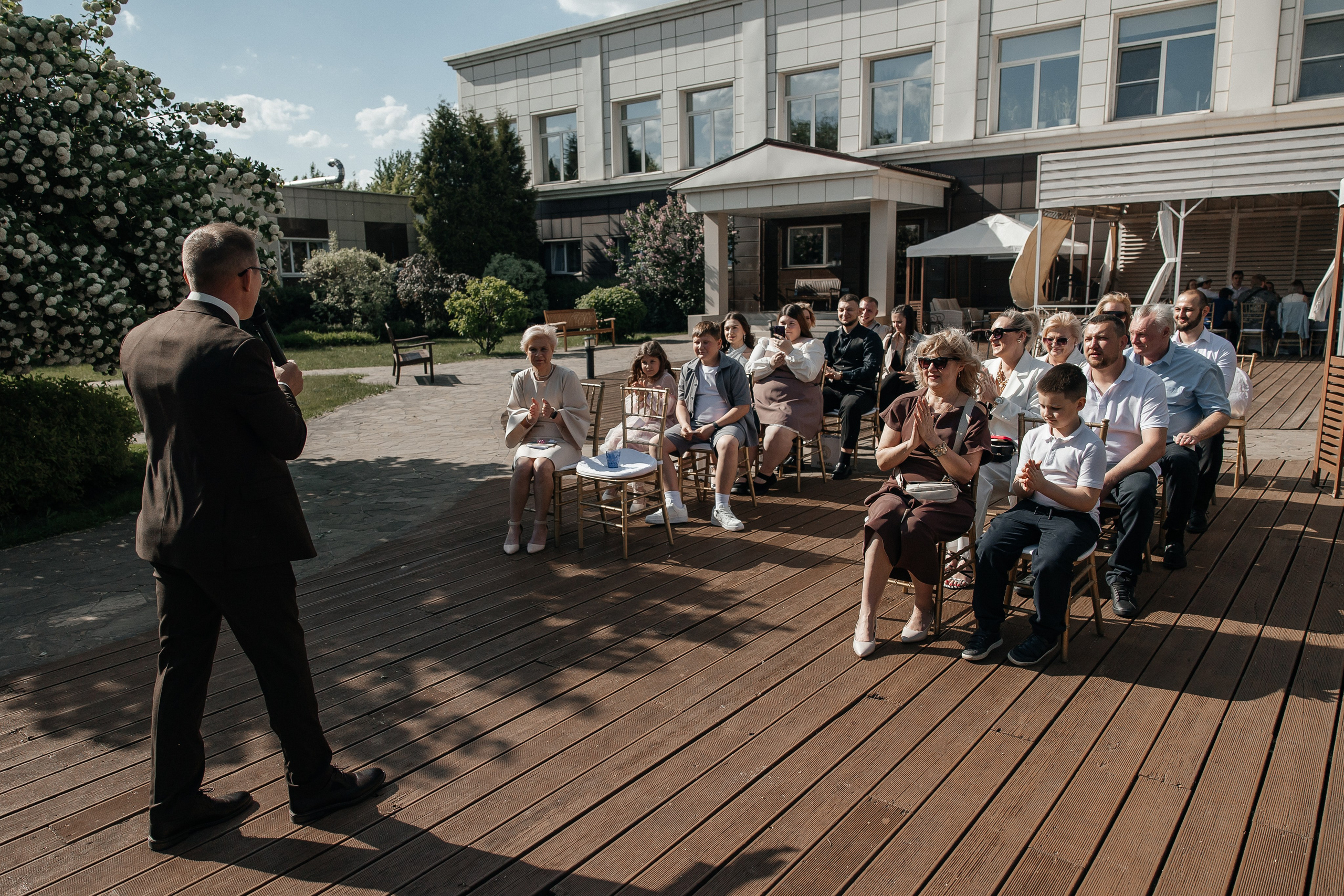 Выездная церемония в Капитан Клуб Жуковский. Свадебный фотограф в Москве Дарья Олендарёва