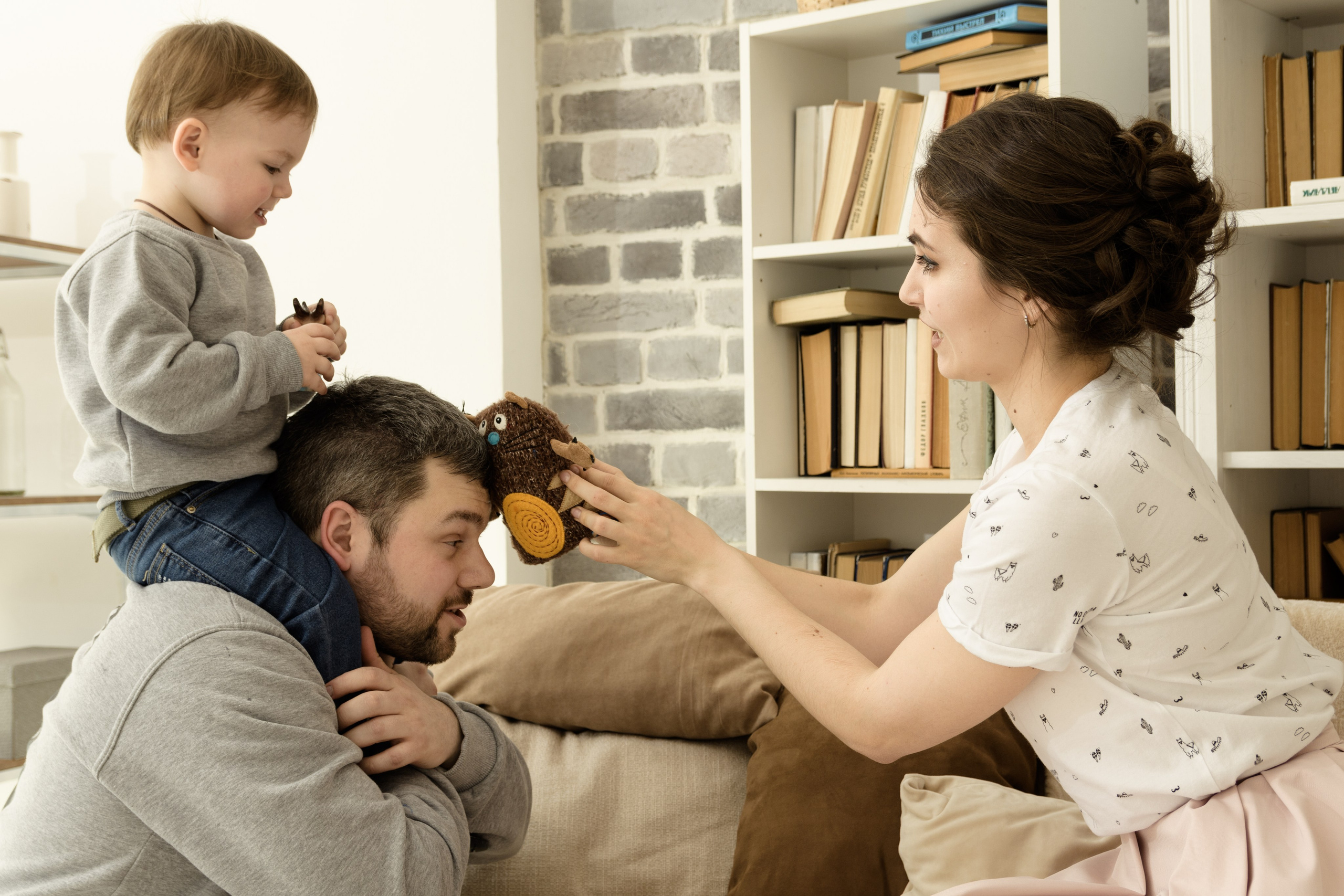 Семейные студийные фотосессии. Семейный и индивидуальный фотограф Life style в Санкт-Петербурге Мария