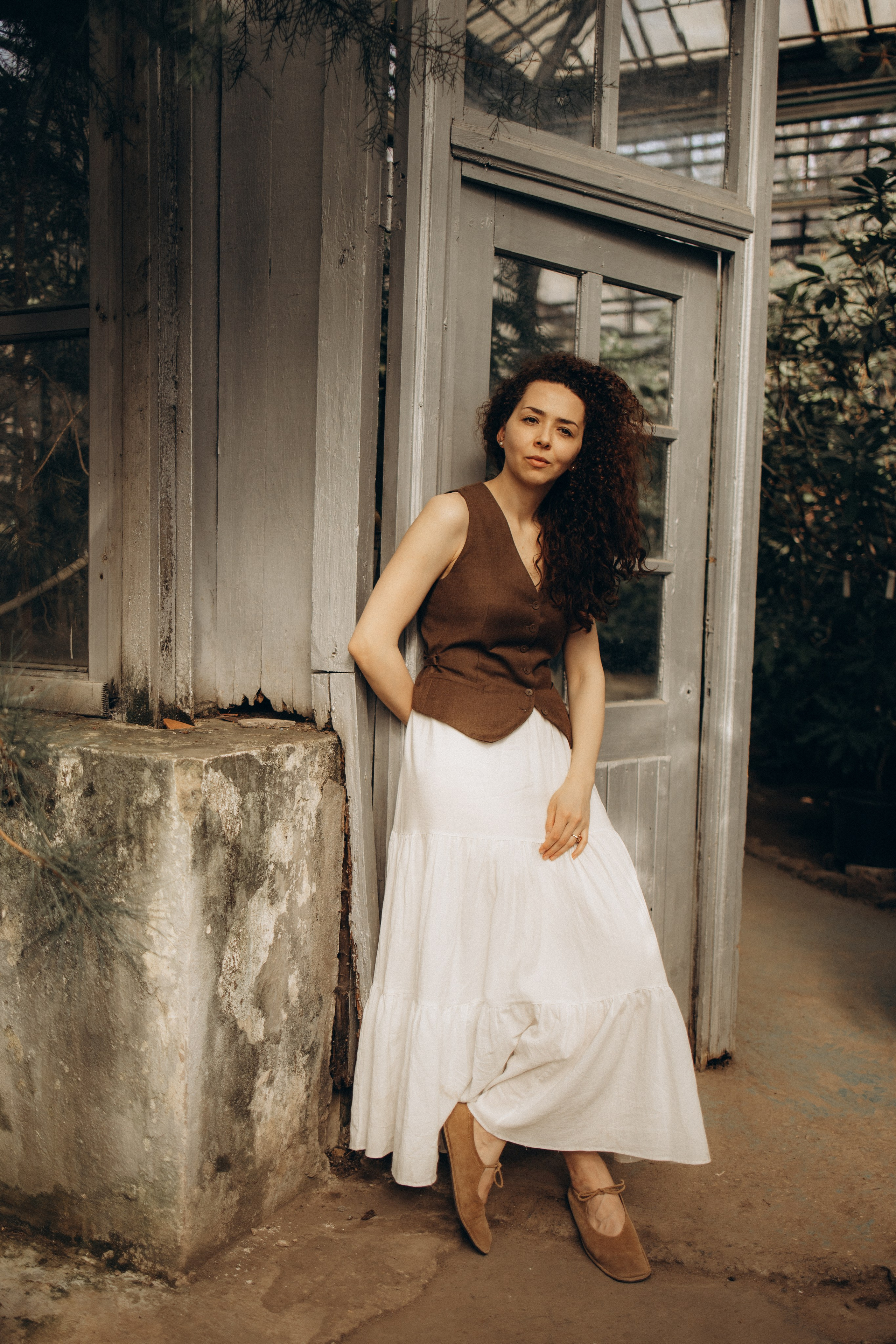 Прогулка по оранжерее. Семейный фотограф в Москве Ксения Аганина