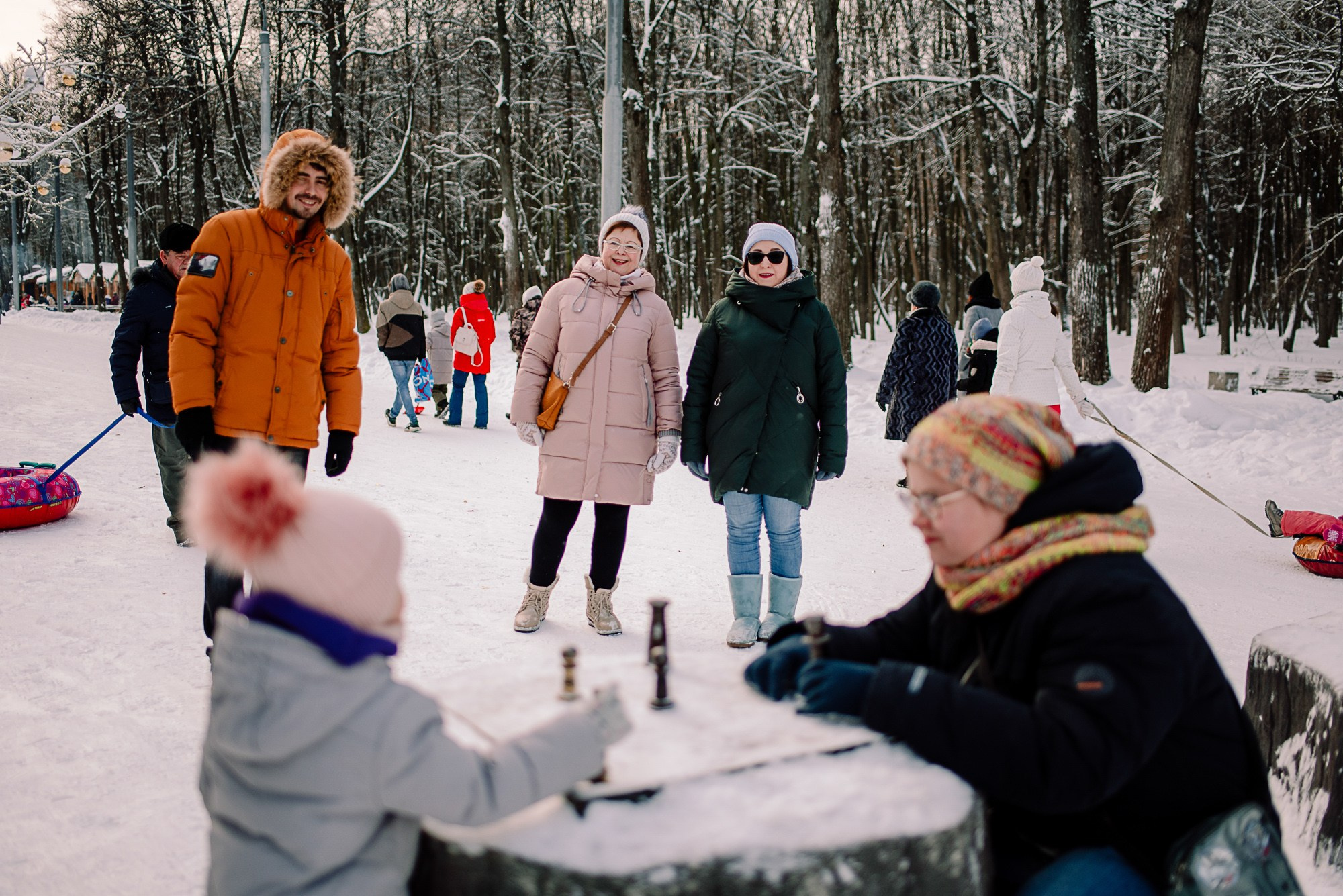 Ева, снежинки, ватрушки. Семейный и свадебный фотограф в Рязани Лиза Голованова