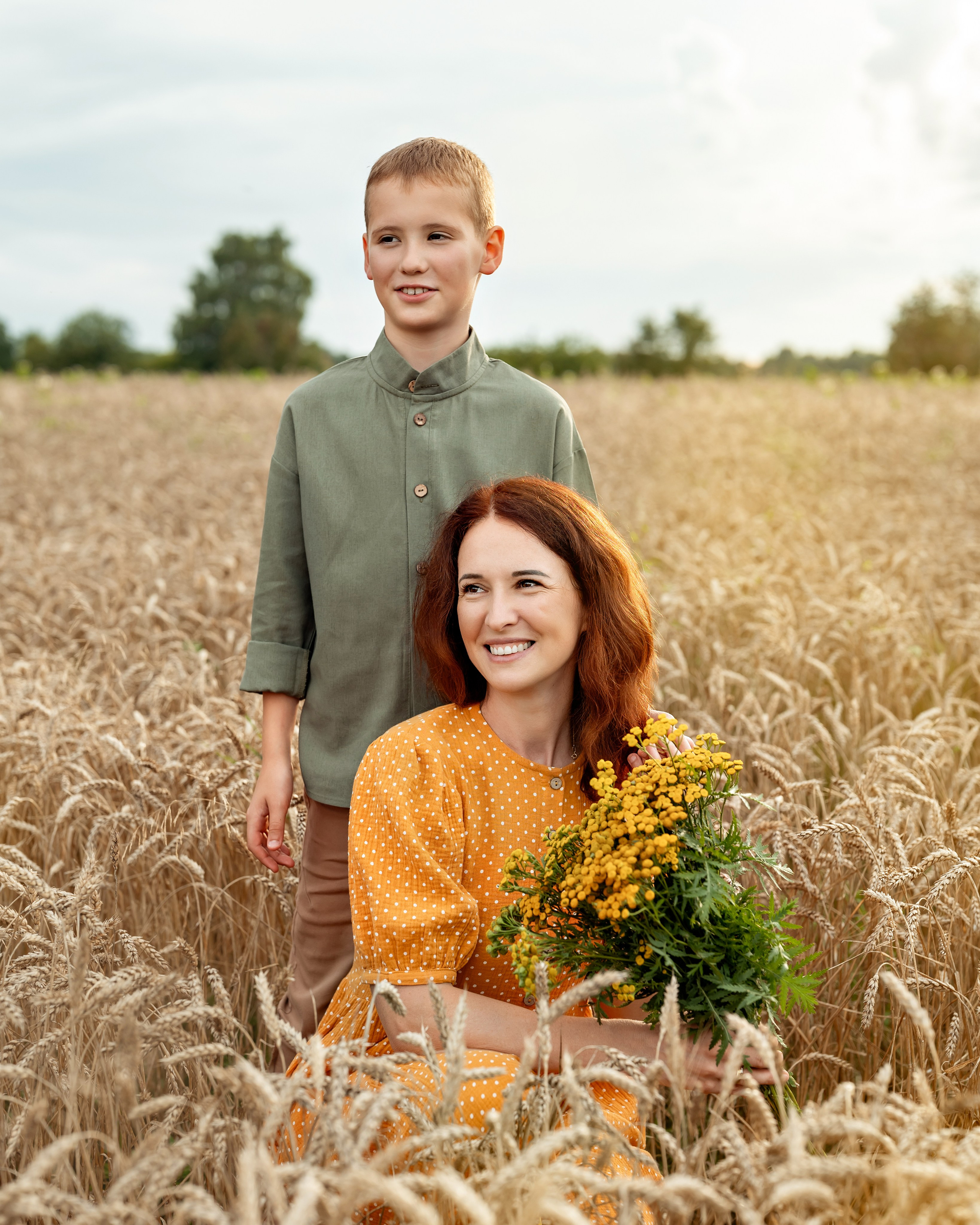 Пшеничное поле. Детский и семейный фотограф г. Москва Оксана Катаджи