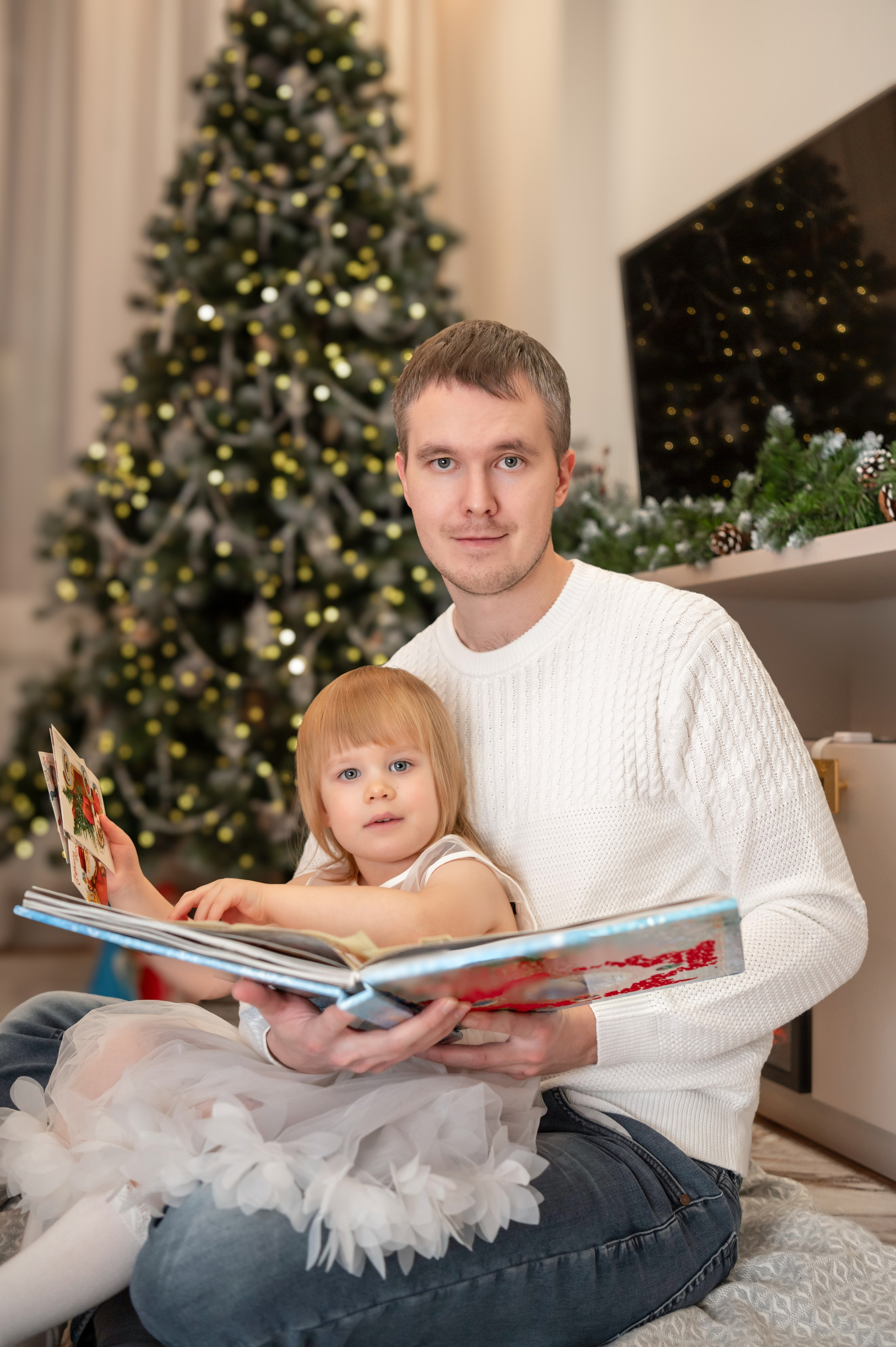 Новогодняя домашняя фотосессия. Детский и семейный фотограф г. Москва Оксана Катаджи