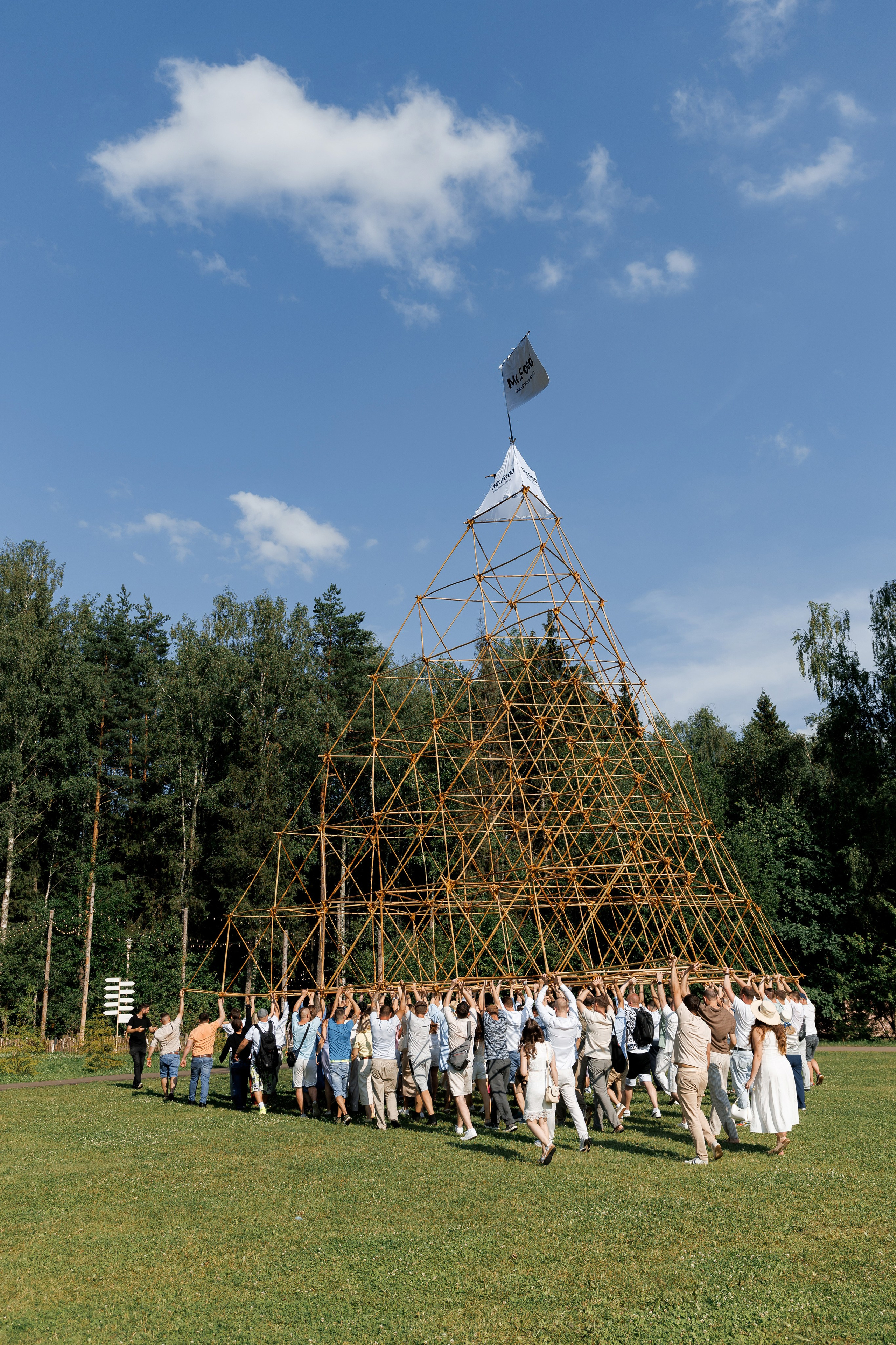 Food фестиваль и тимбилдинг. Свадебный репортажный фотограф в Москве