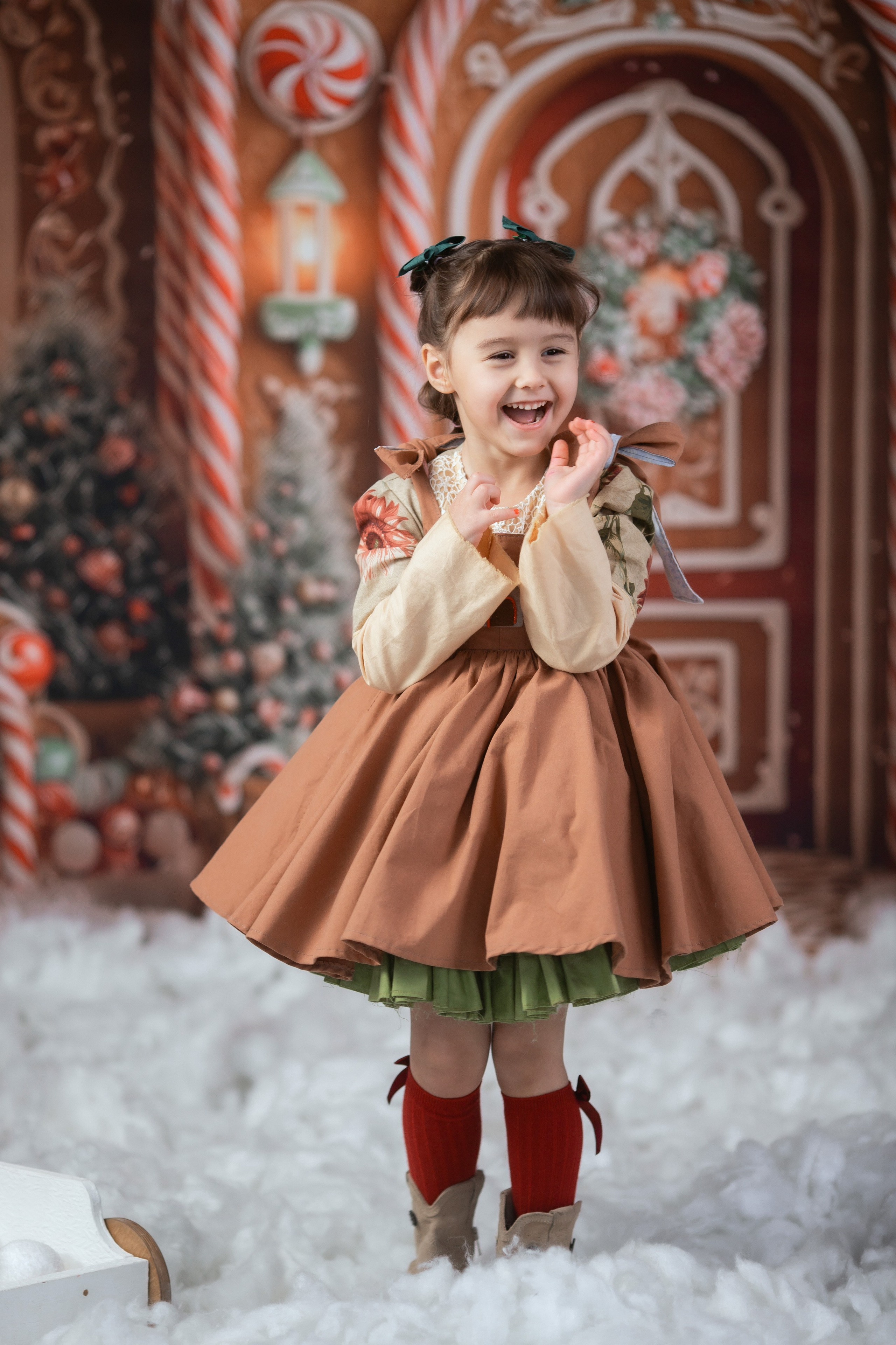 Детский фотопроект «Пряничный домик». Фотостудия Фонарь