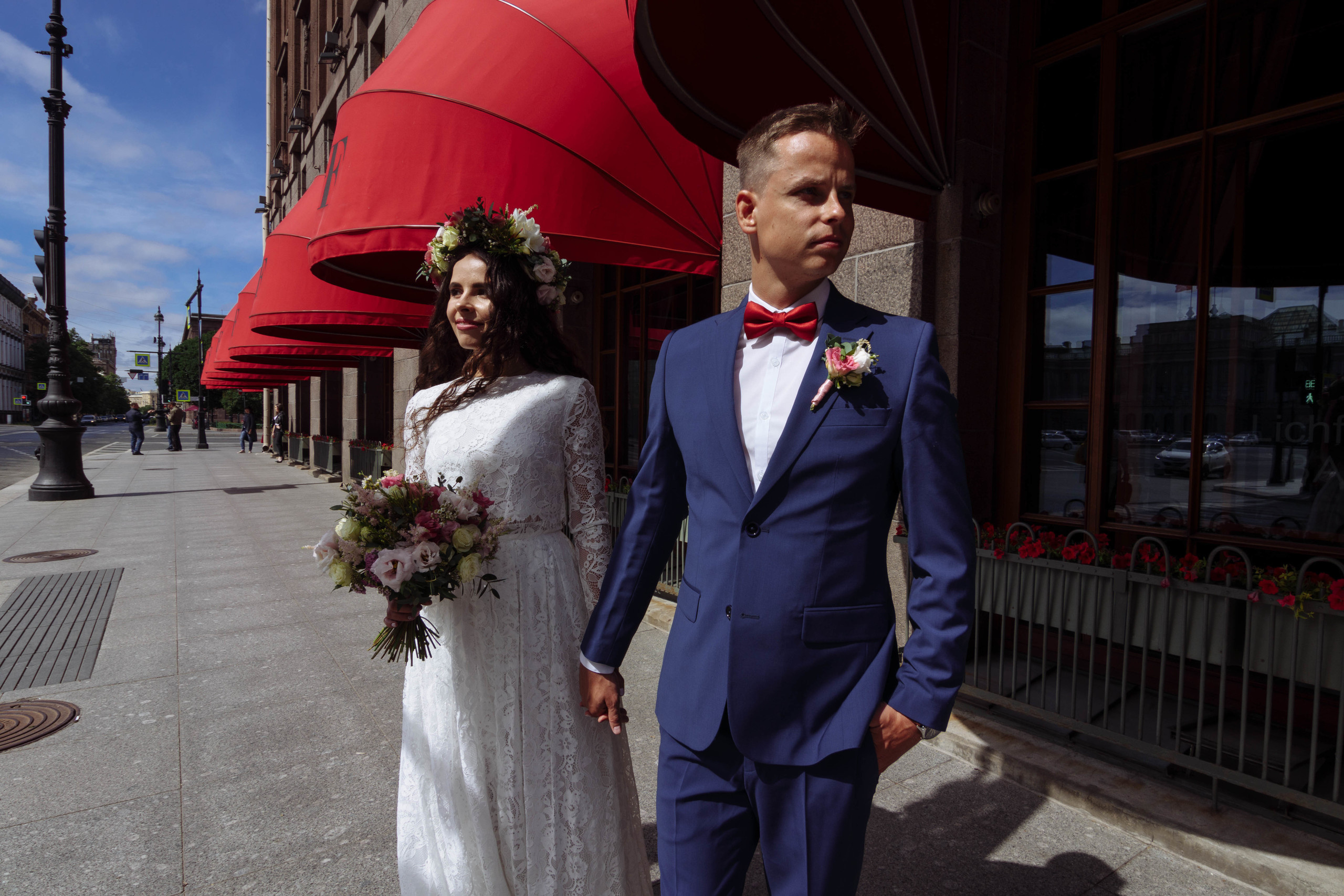 стильное свадебное фото