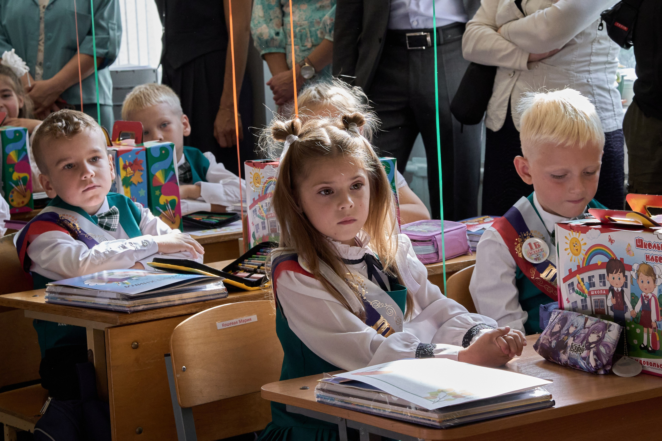 Школьная линейка. 1«Б». Фотограф в Санкт-Петербурге Настя Атом