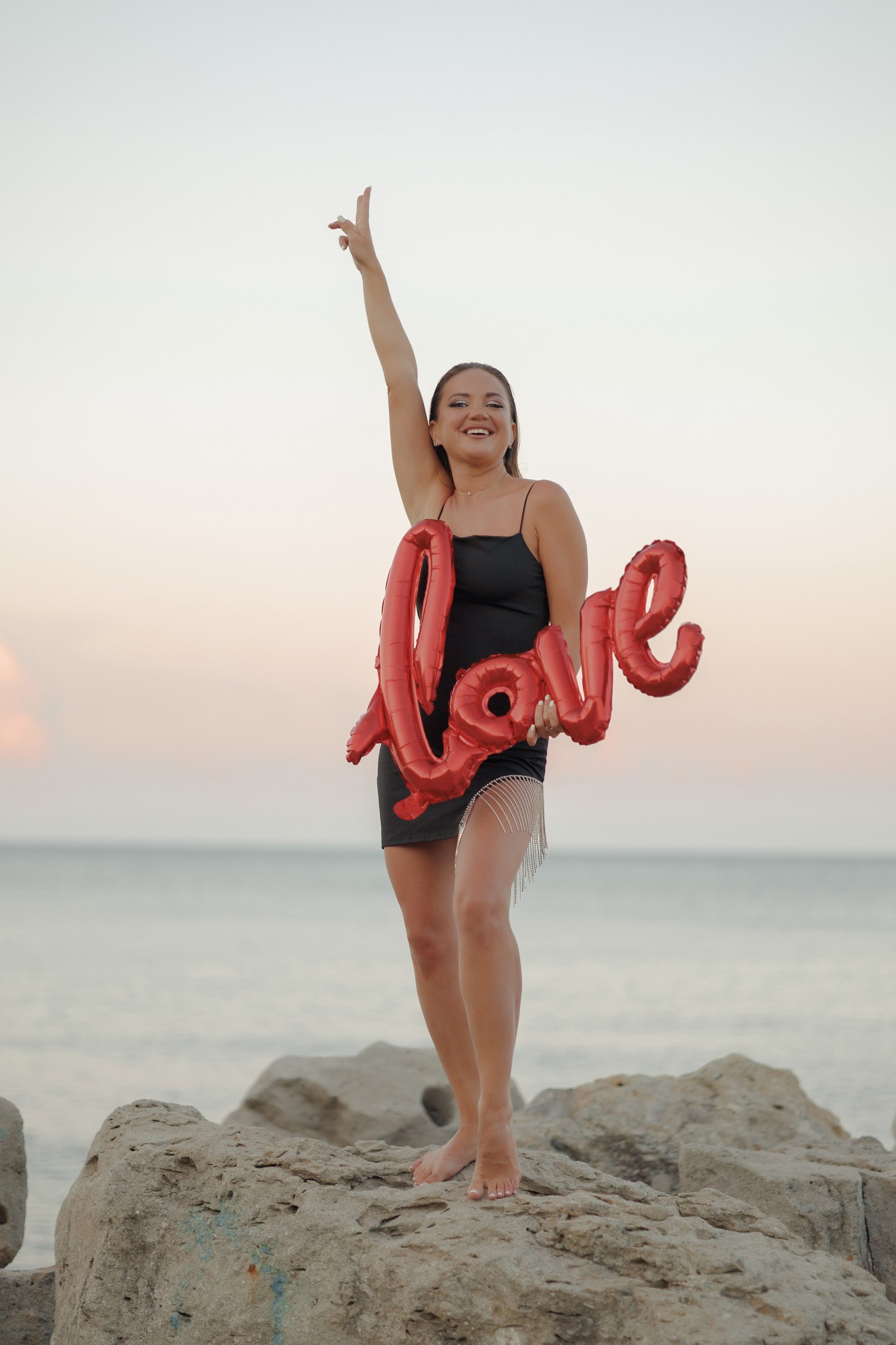 Рассвет на берегу моря. Семейный и портретный фотограф в Геленджике Любовь Бодрова