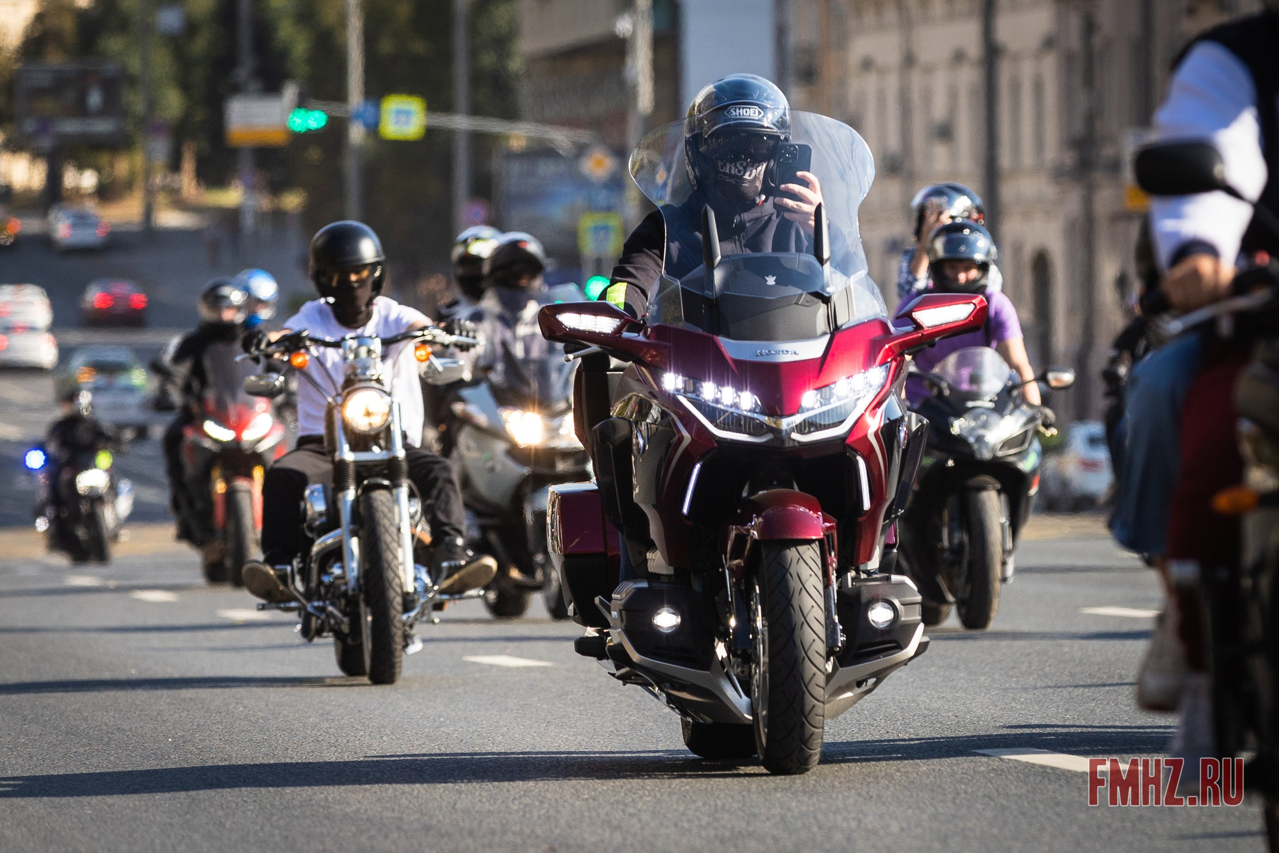 Закрытие Мотосезона 2023 на проспекте Академика Сахарова. Фотограф Владимир Охрименко