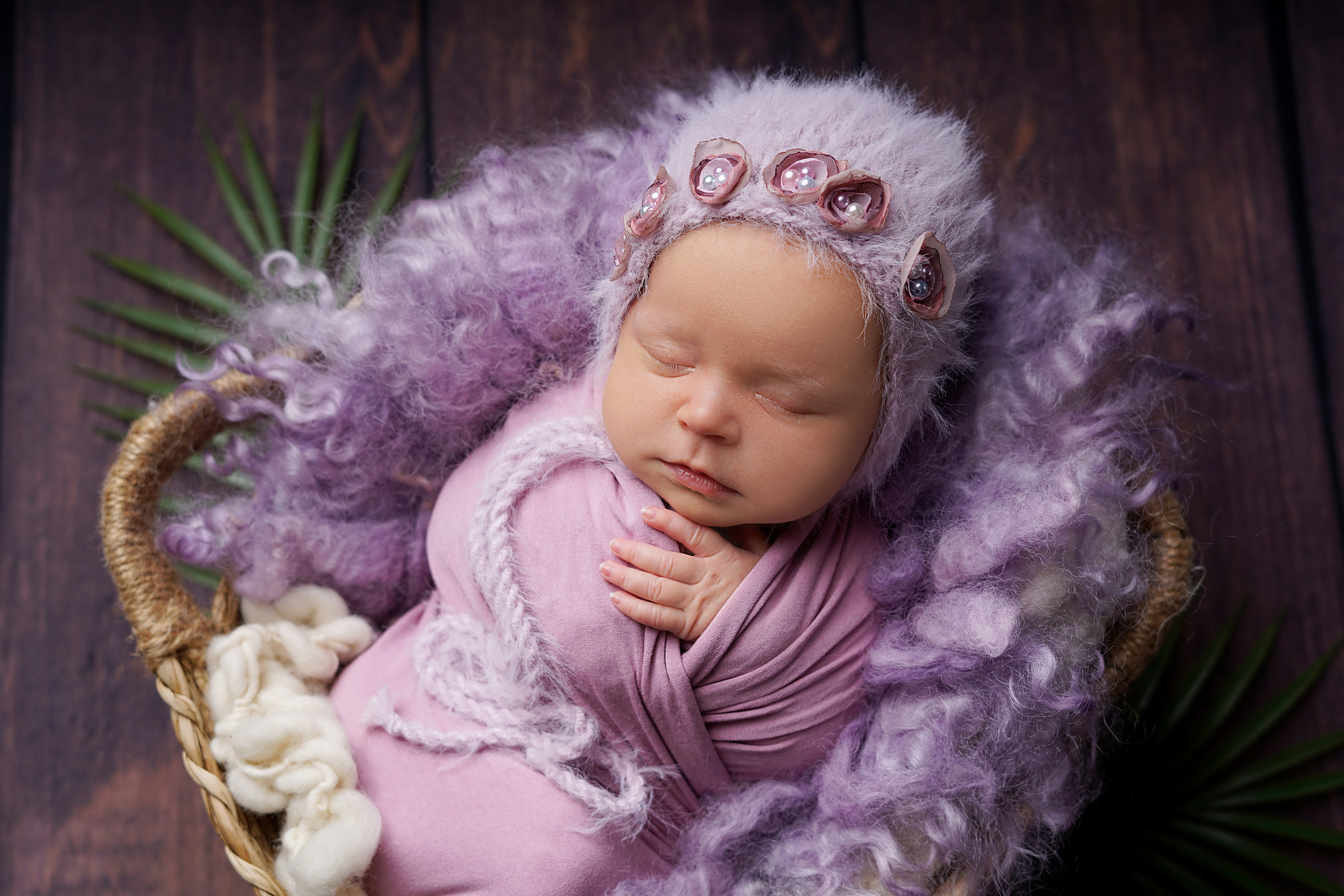 Фотосессия Алисы. Фотограф новорожденных Тюмень