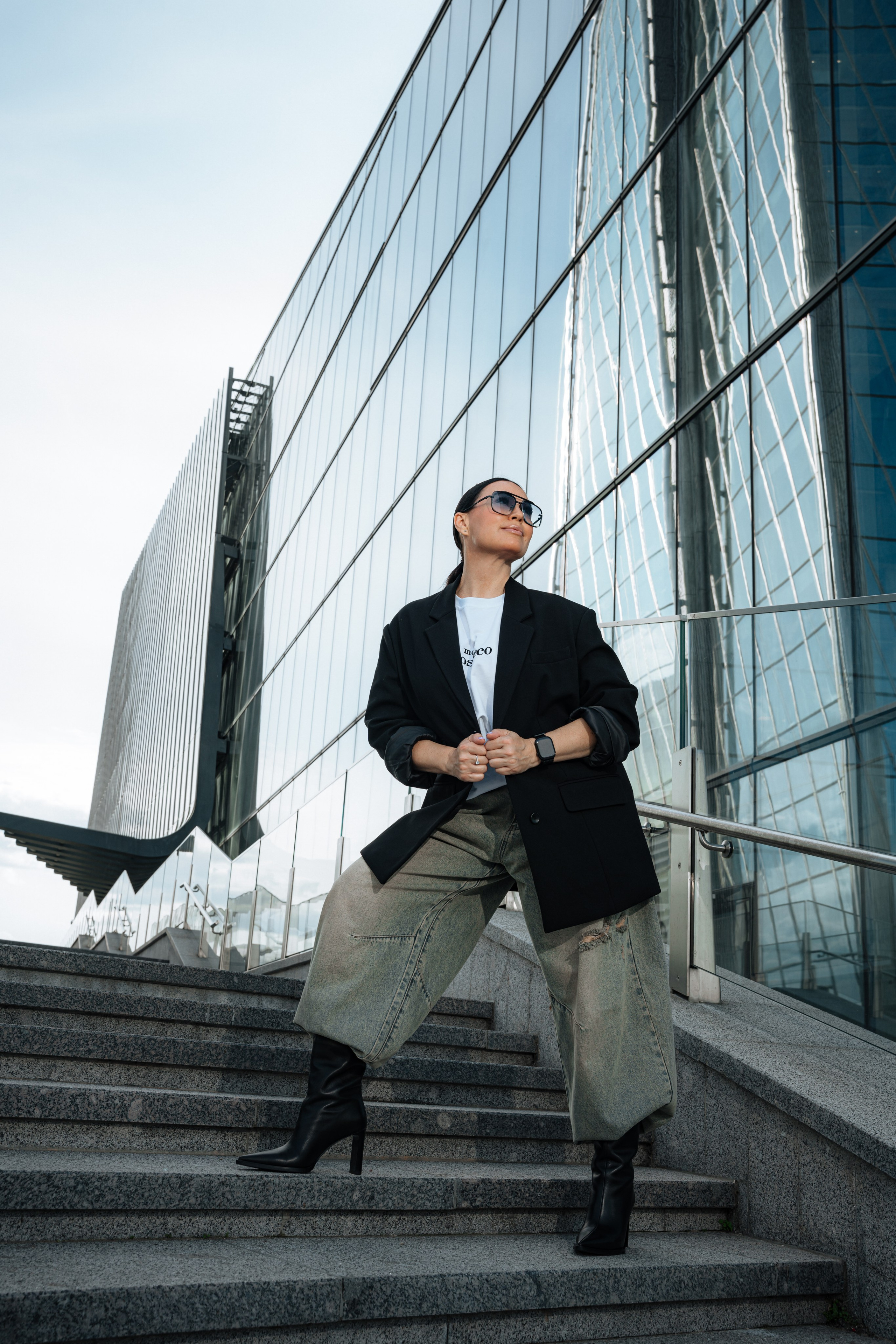 Елена. Лахта центр. Портретный фотограф в Санкт-Петербурге Дмитриева Наталия