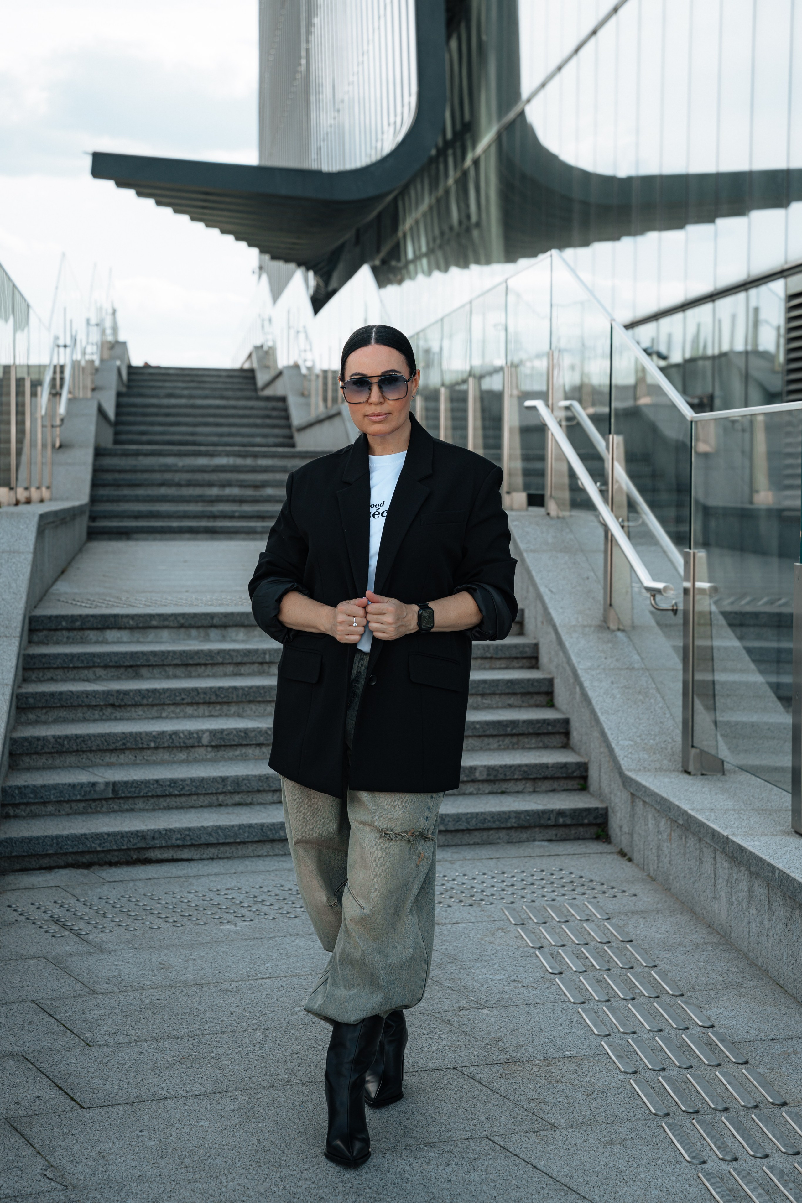 Елена. Лахта центр. Портретный фотограф в Санкт-Петербурге Дмитриева Наталия