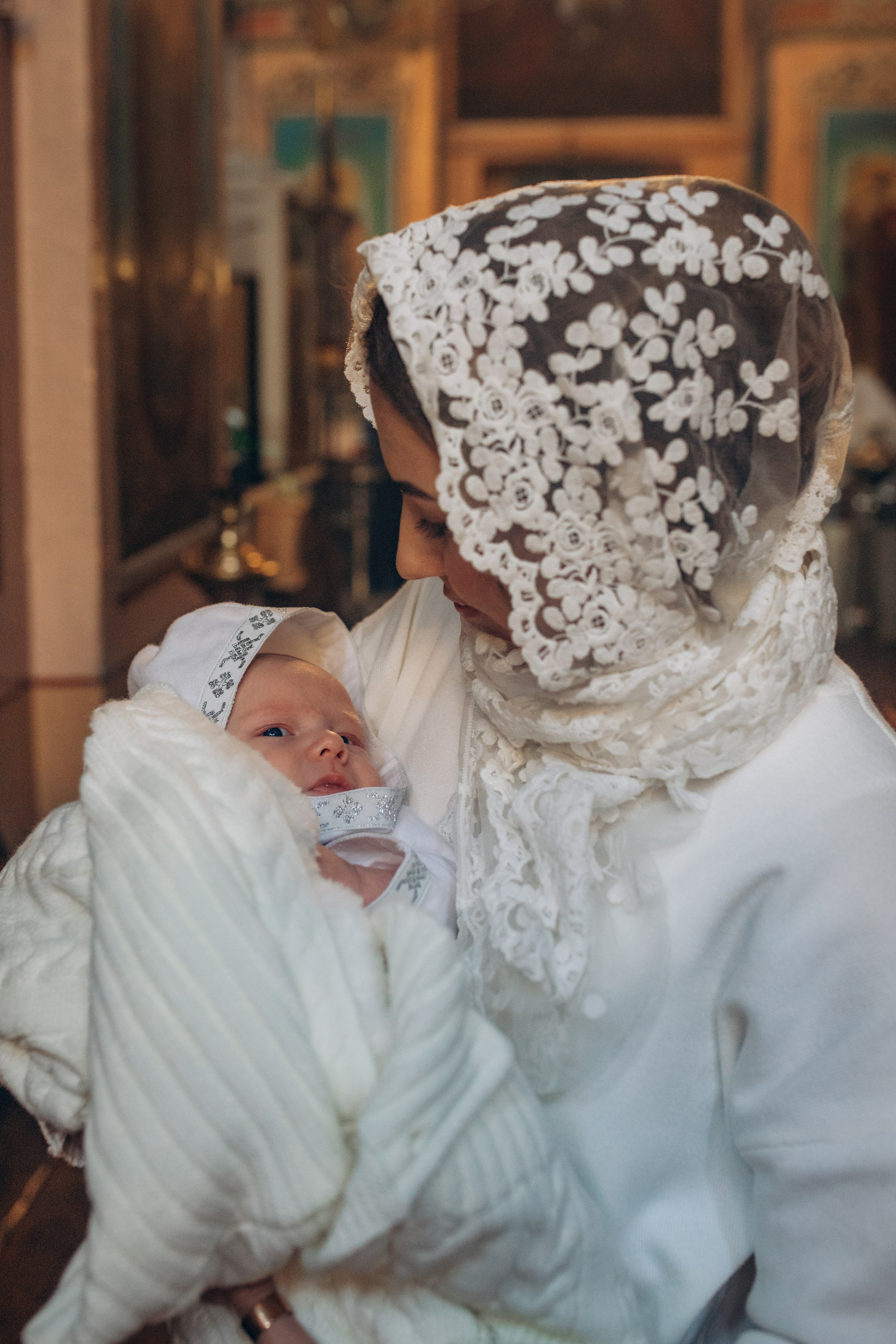 Крещение Михаил. Семейный и домашний фотограф в Москве и МО Королева Валерия