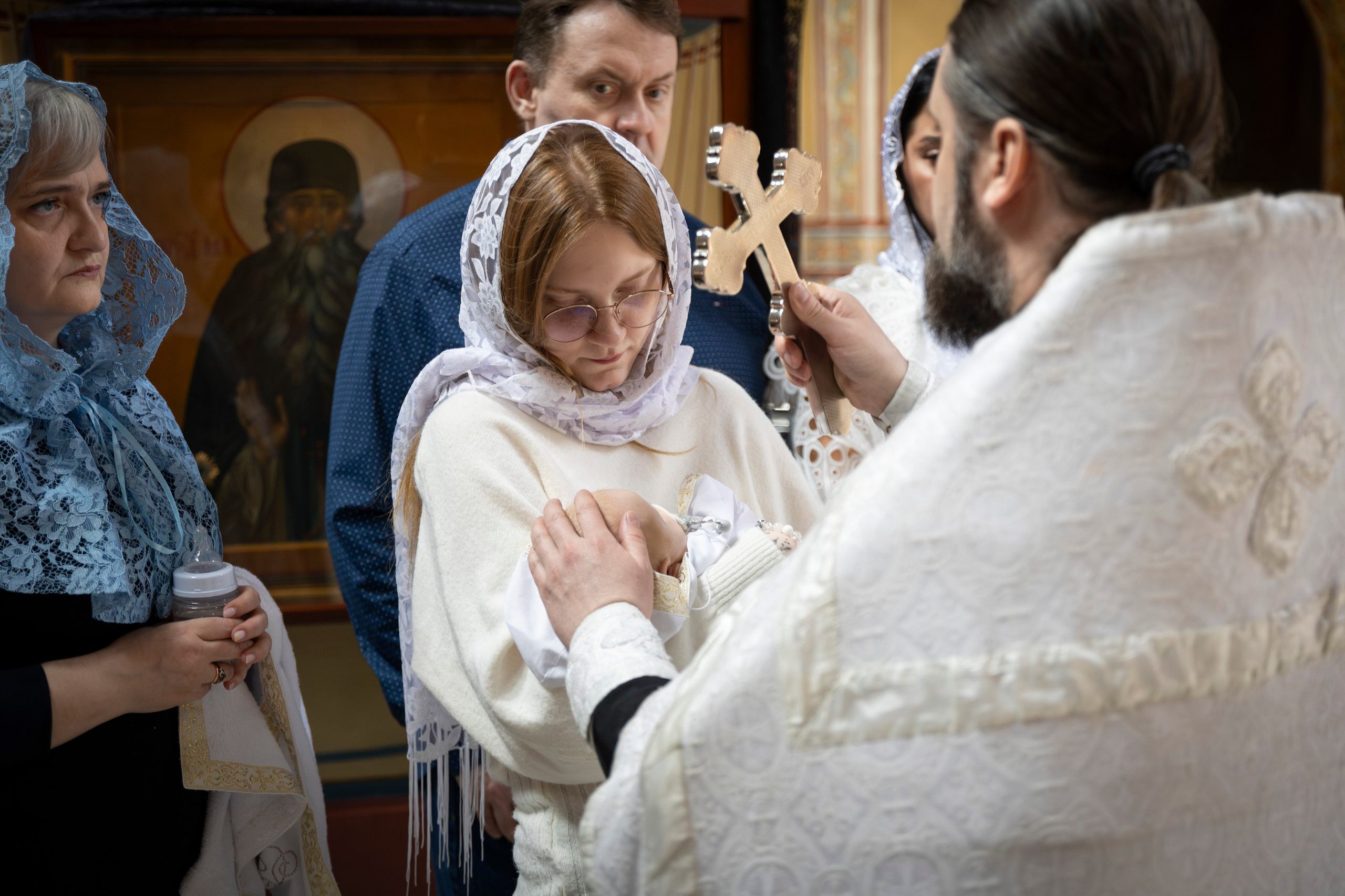 Крещение Андрея. ТОП Фотограф на Крещение и Венчание Железногорск Алексей Мещеряков