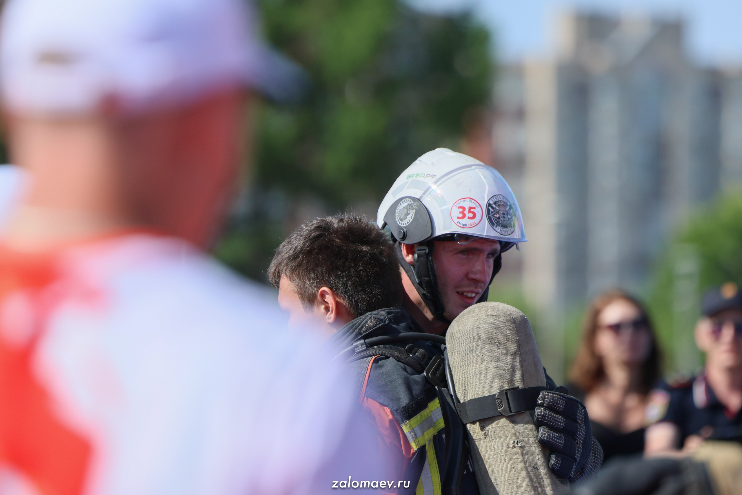 Сильнейший пожарный. Фотограф Александр Заломаев