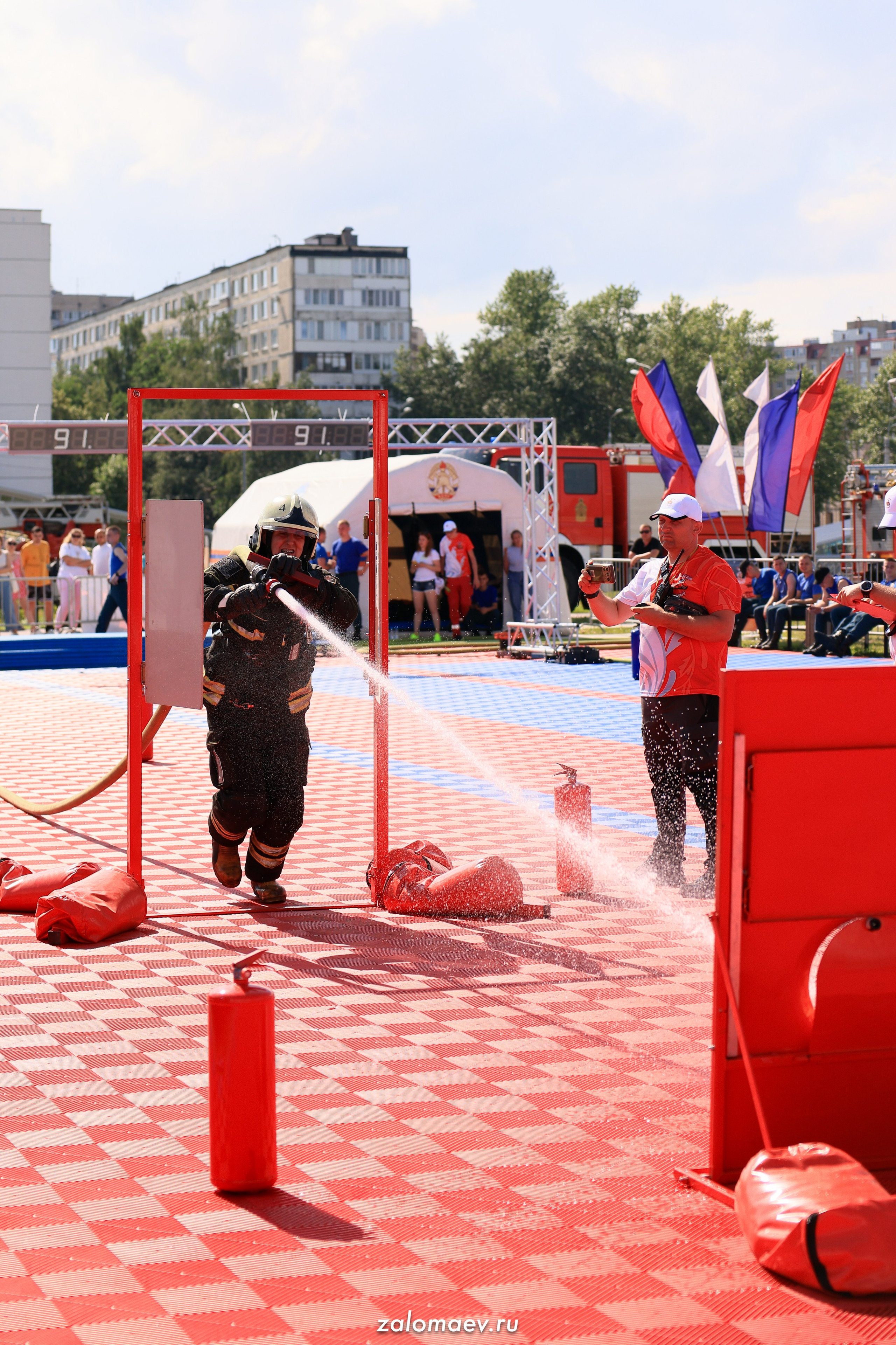 Сильнейший пожарный. Фотограф Александр Заломаев
