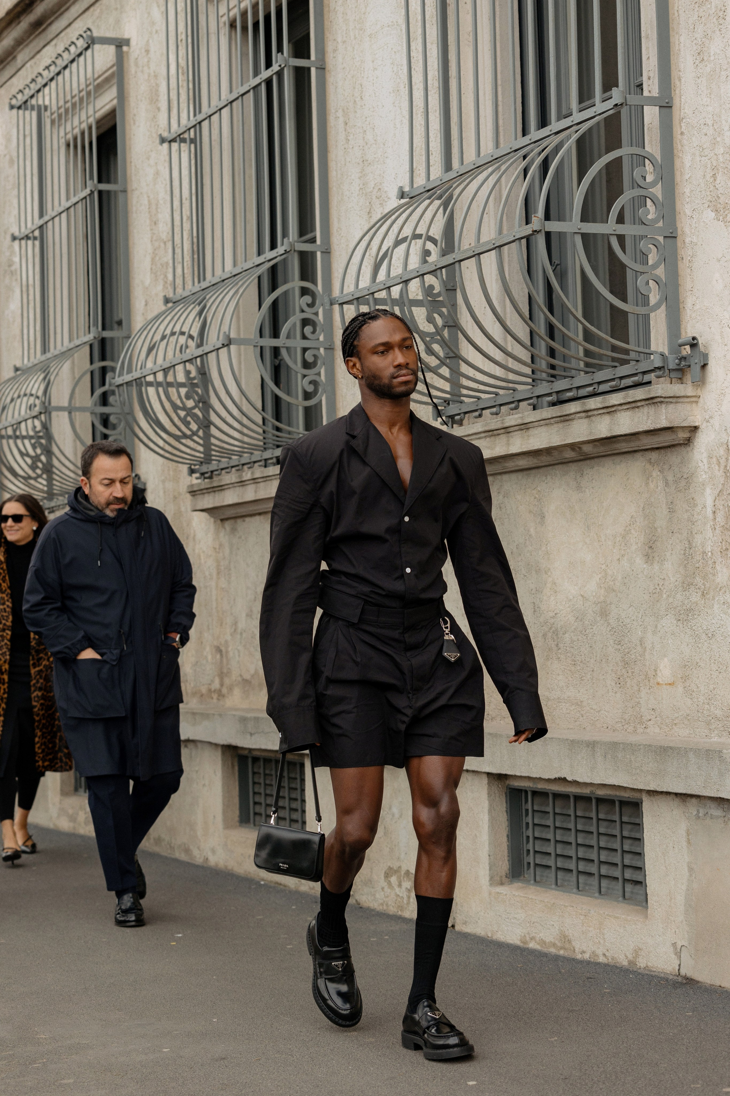 Milan Mens fashion week FW 24/25 PRADA. Photographer in Milan Ivan Goncharov