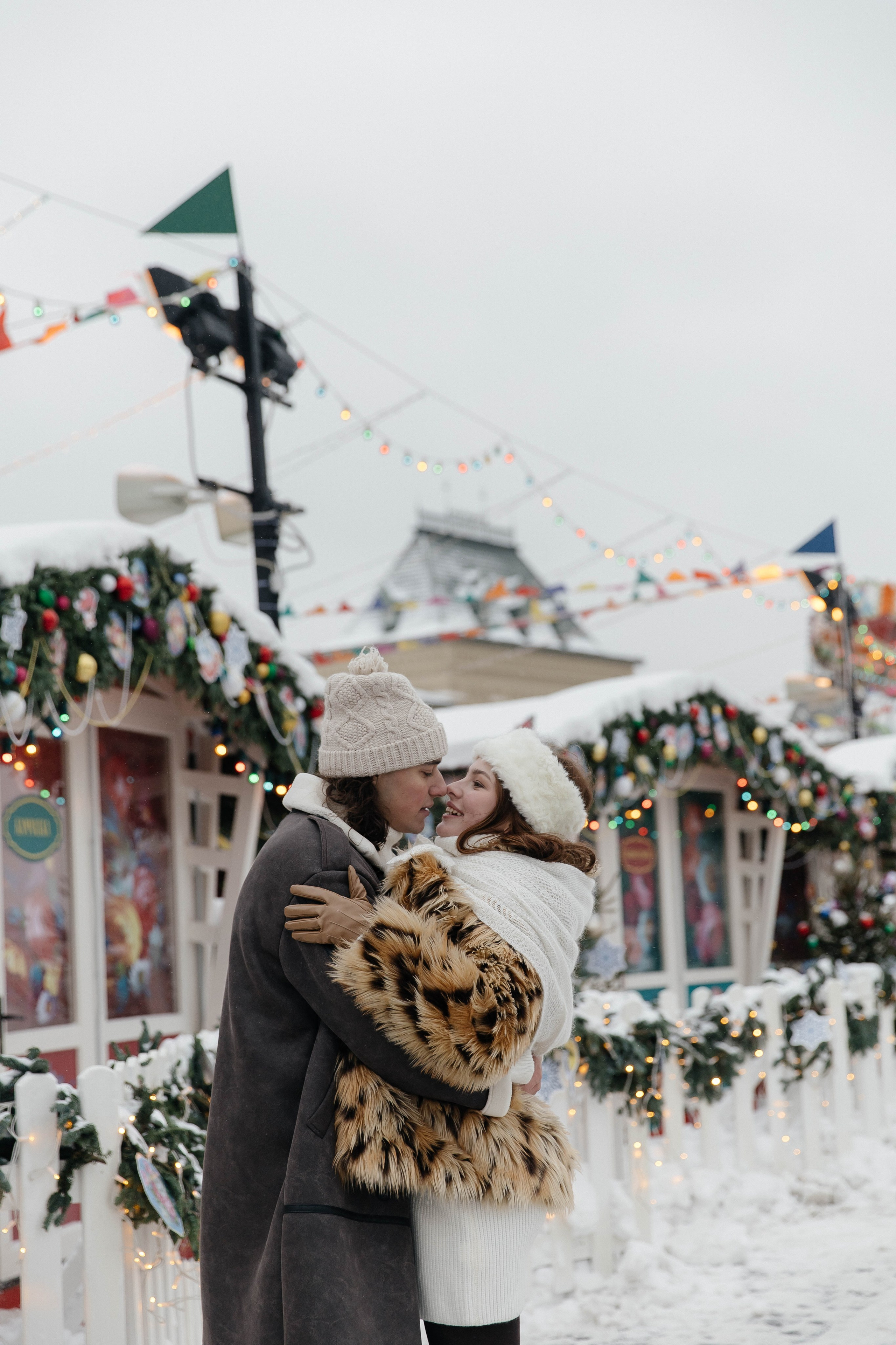 Зимняя история любви. Фотограф индивидуальных женских портретов и LOVEstory в Москве