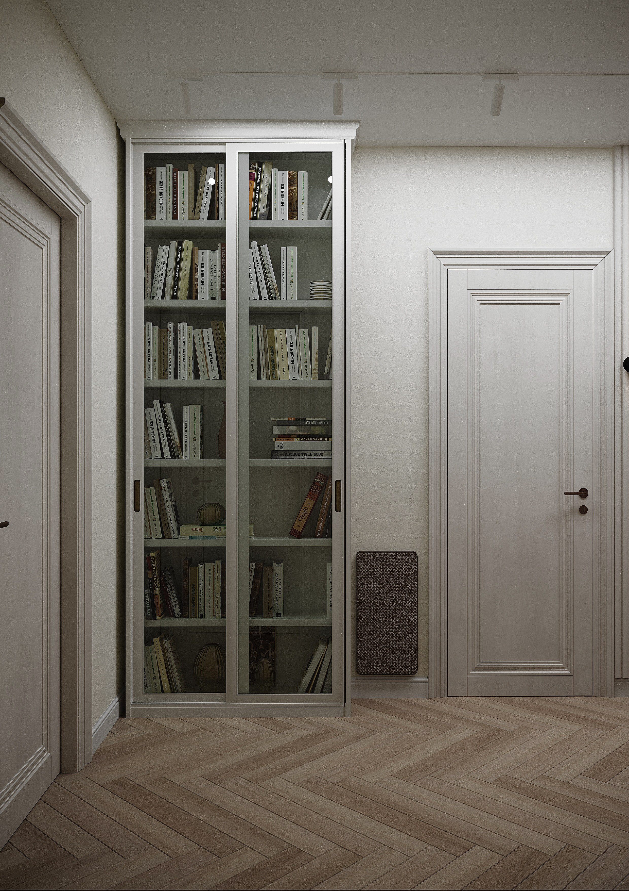 Просторная нежная квартира для милых девушек. Батракова Наталья дизайнер интерьеров Санкт-Петербург Москва Архангель