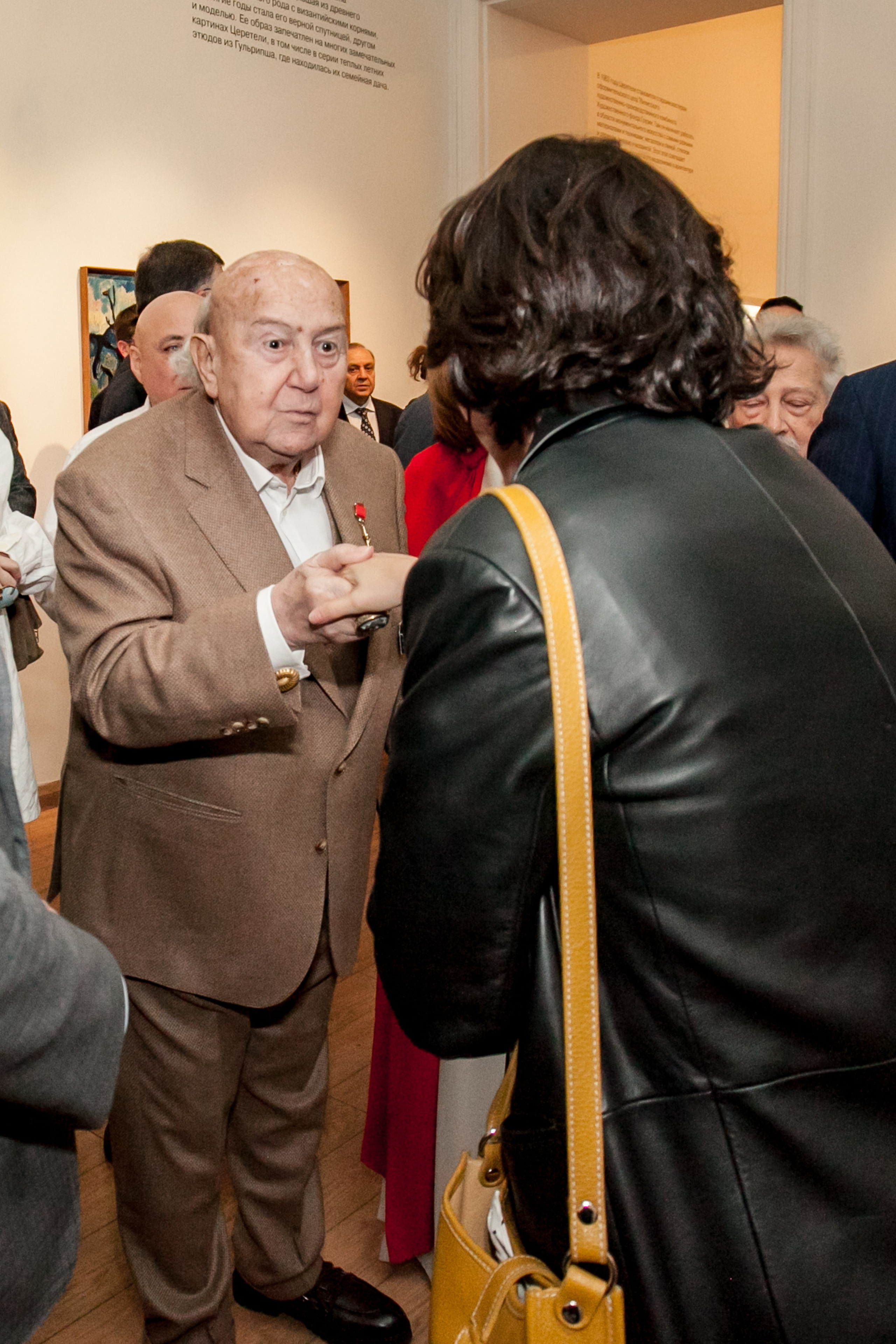 Открытие выставки Зураба Церетели. Art photographer Nino