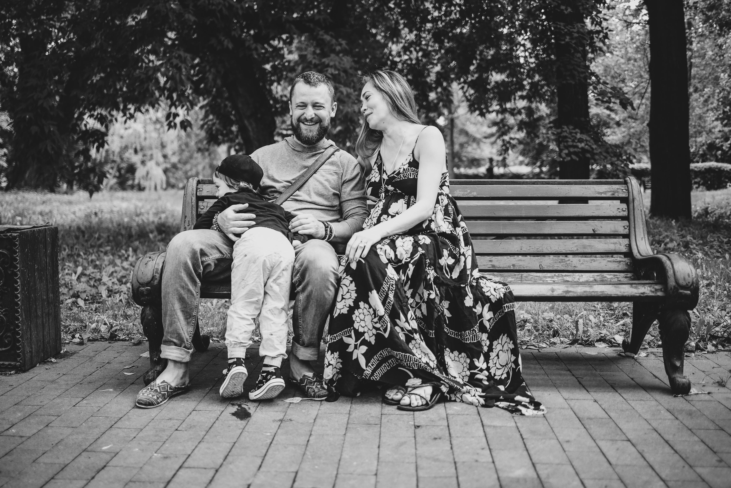 Дождливый парк. Семейный фотограф в Москве Ольга Комарова