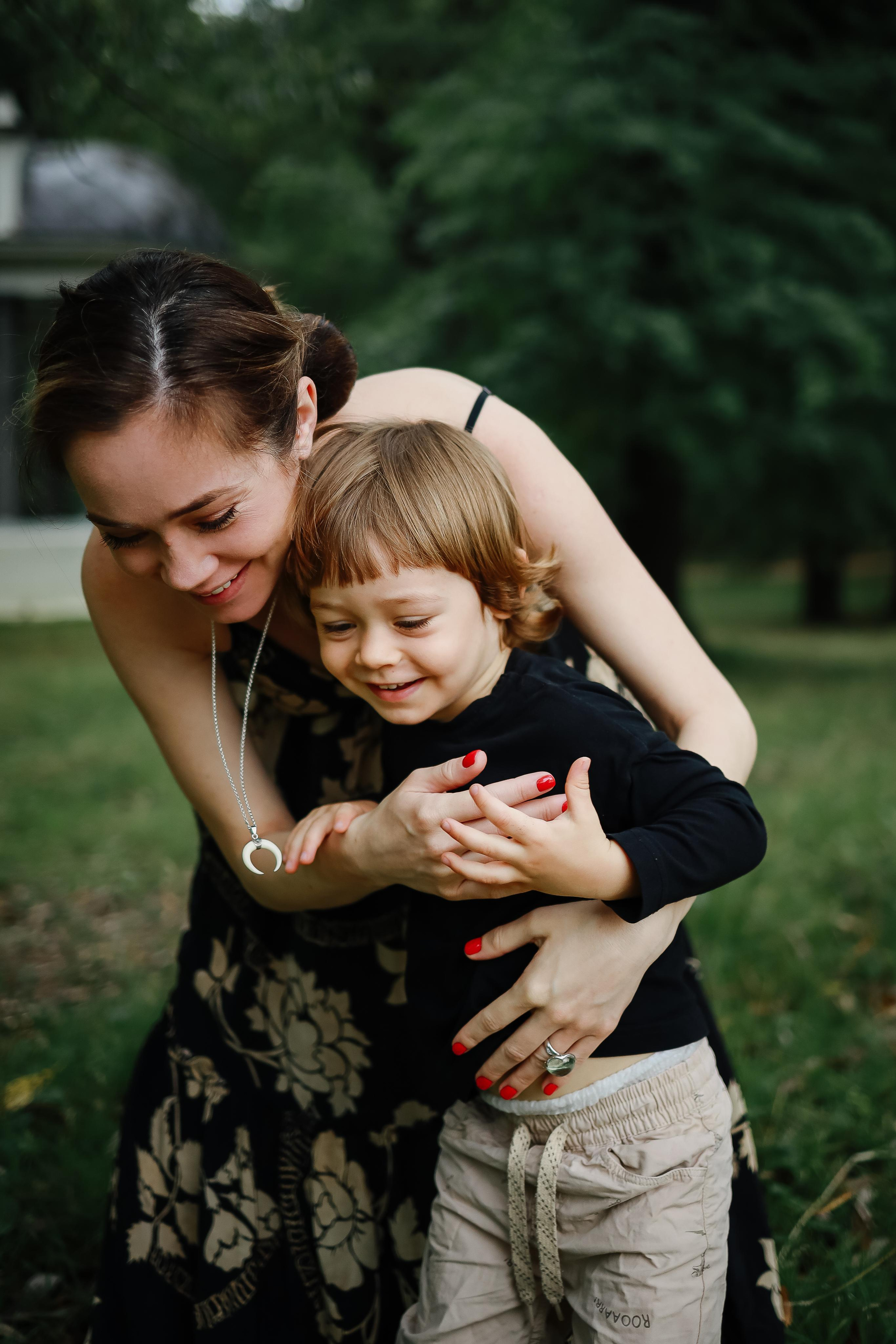 Дождливый парк. Семейный фотограф в Москве Ольга Комарова